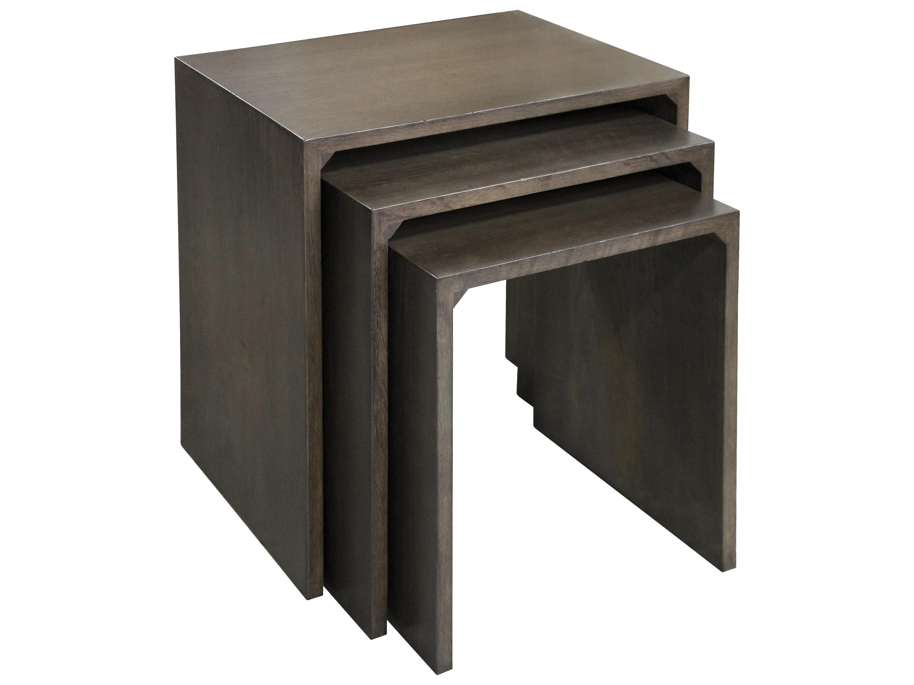 Chesterfield Rectangular Wood Fawn End Table