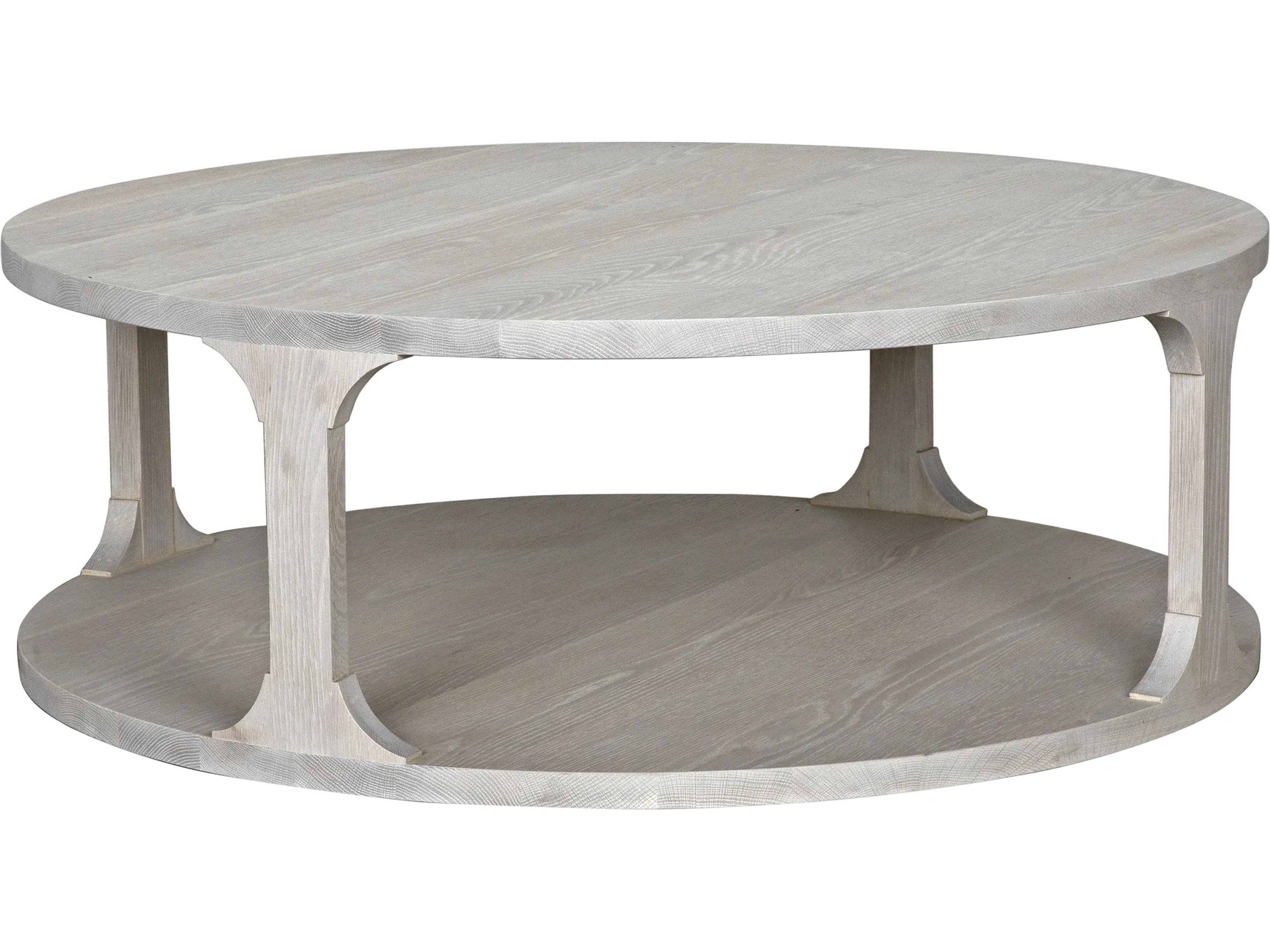 Gismo Round Wood Natural Oak Coffee Table