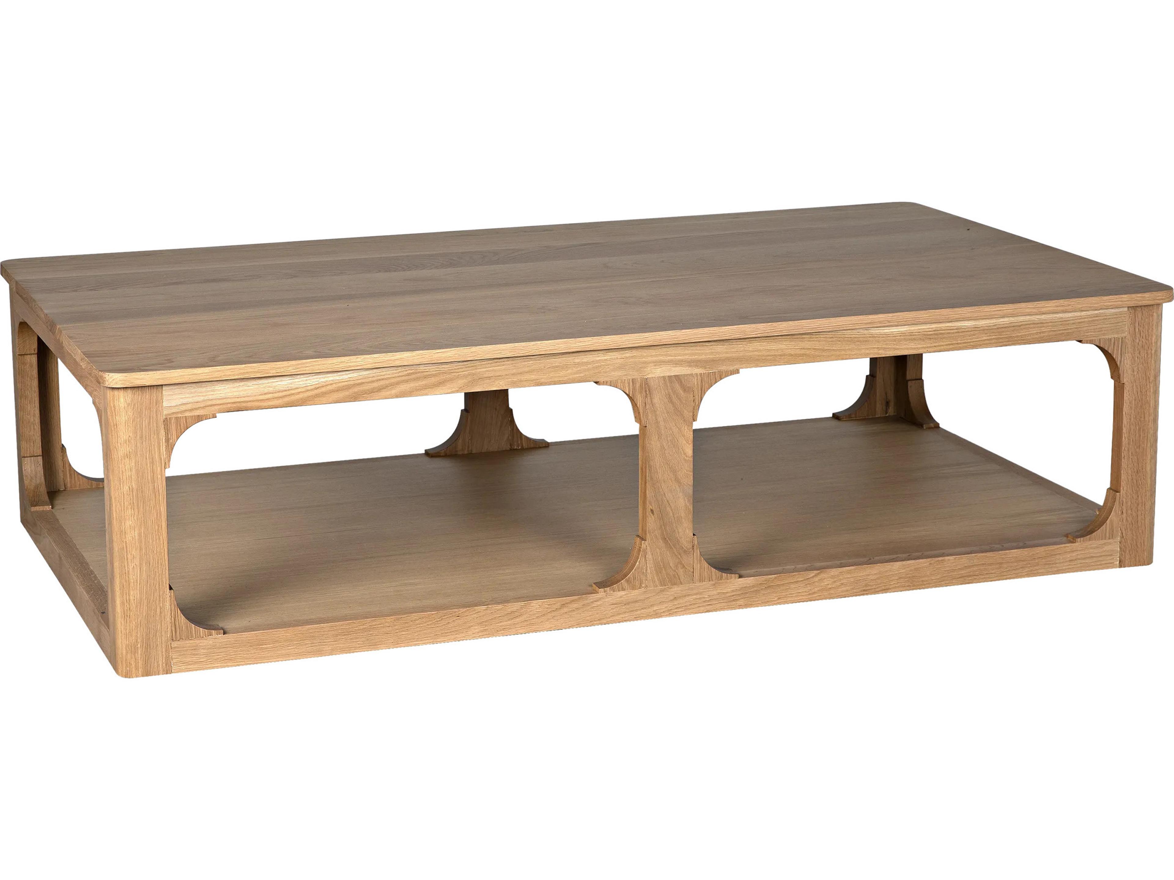 Gismo Rectangular Wood Natural Oak Coffee Table