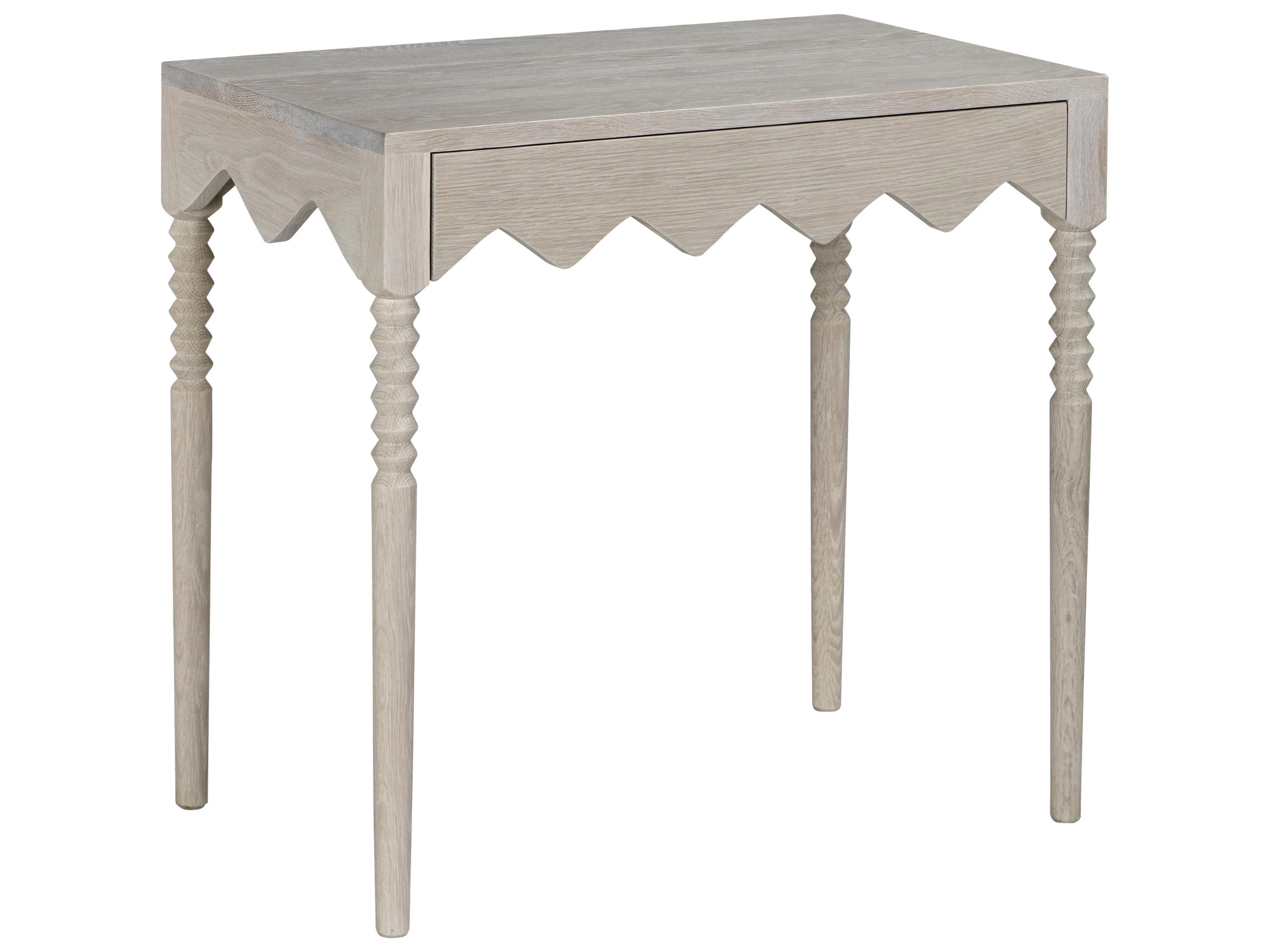 Lulu Rectangular Wood Natural Oak End Table