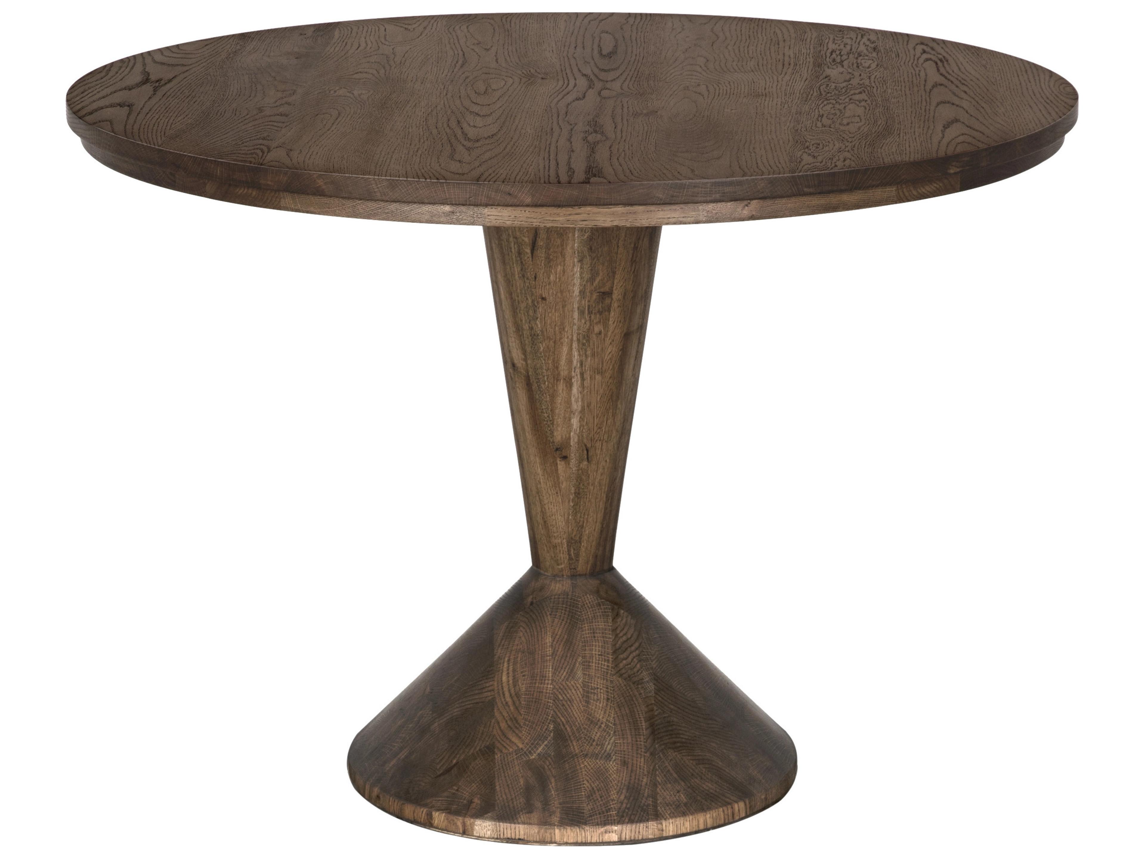 Pansy Round Wood Whiskey End Table