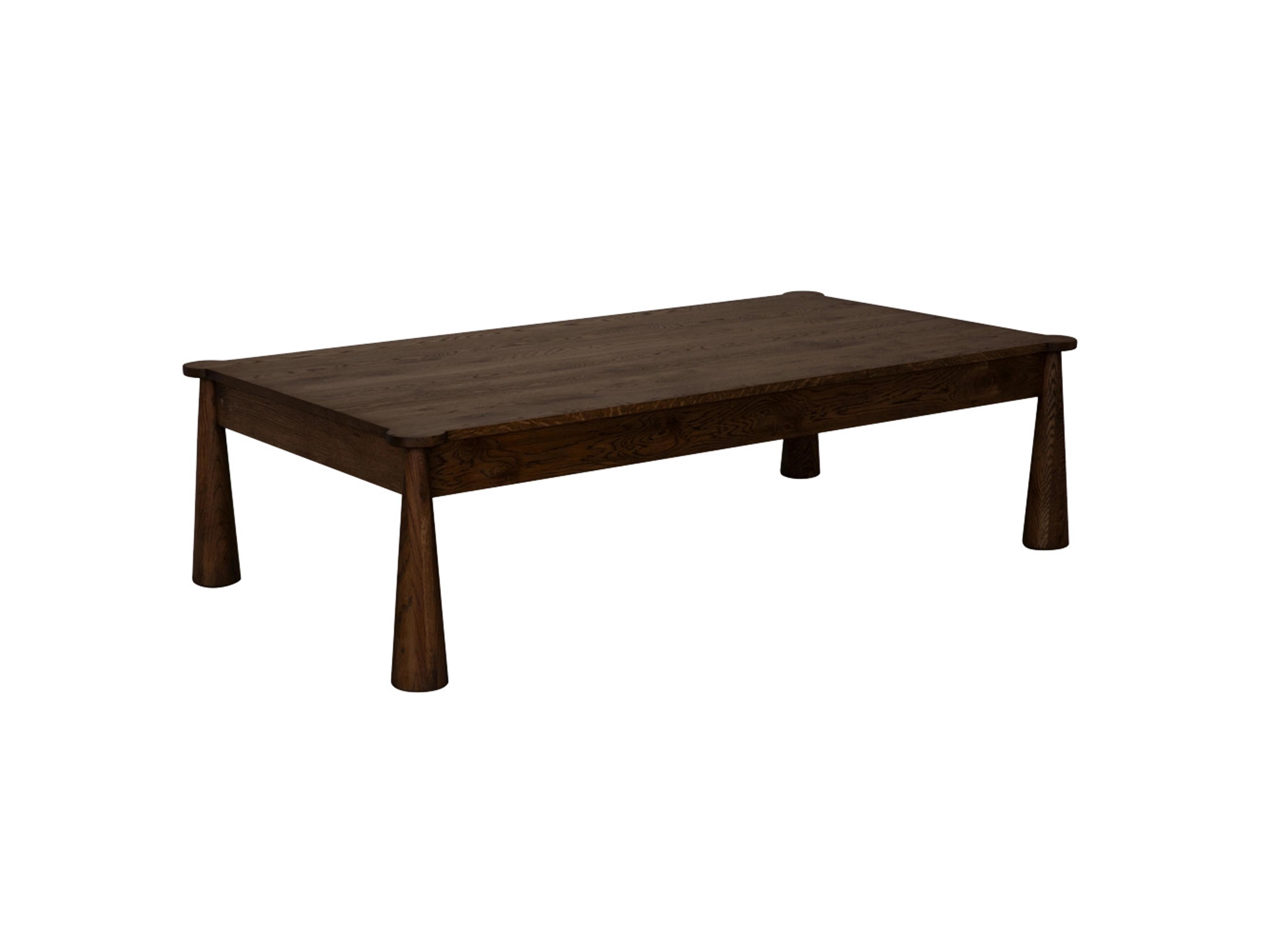 Telluride Rectangular Wood Whiskey Coffee Table