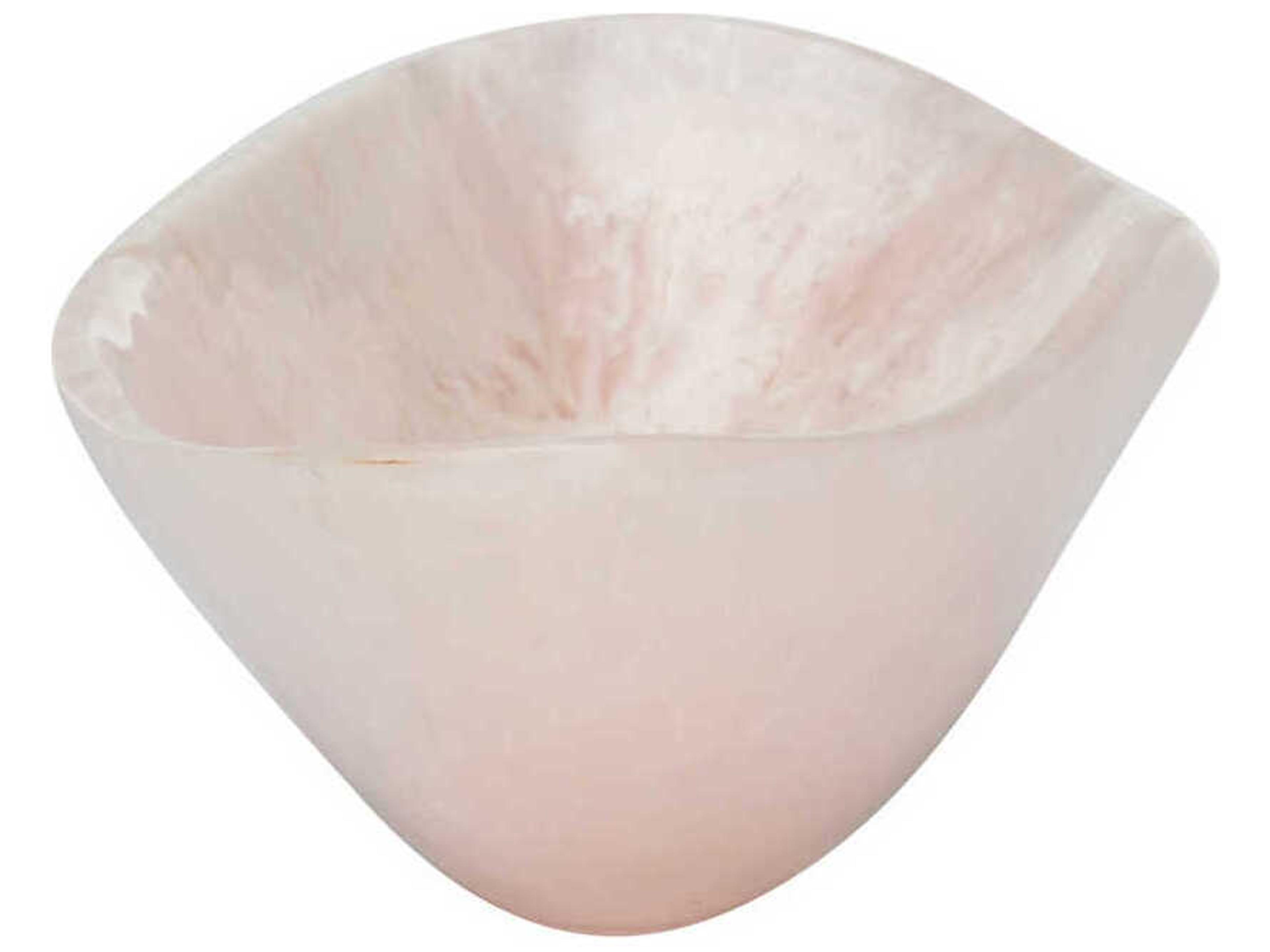 Chelsea House Bucolic Pink Cream Swirl Decorative Bowl