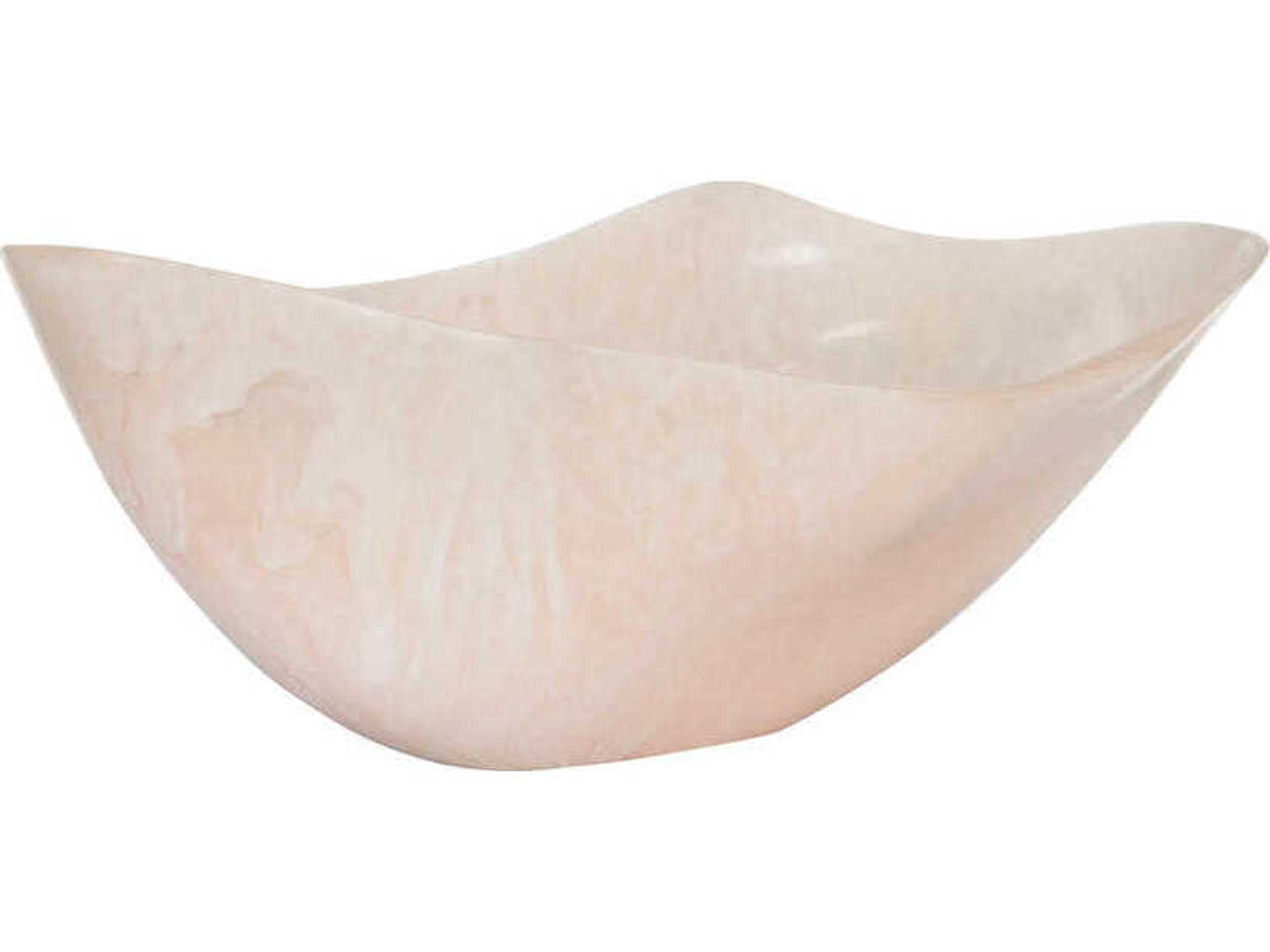 Chelsea House Bucolic Pink Cream Swirl Decorative Bowl