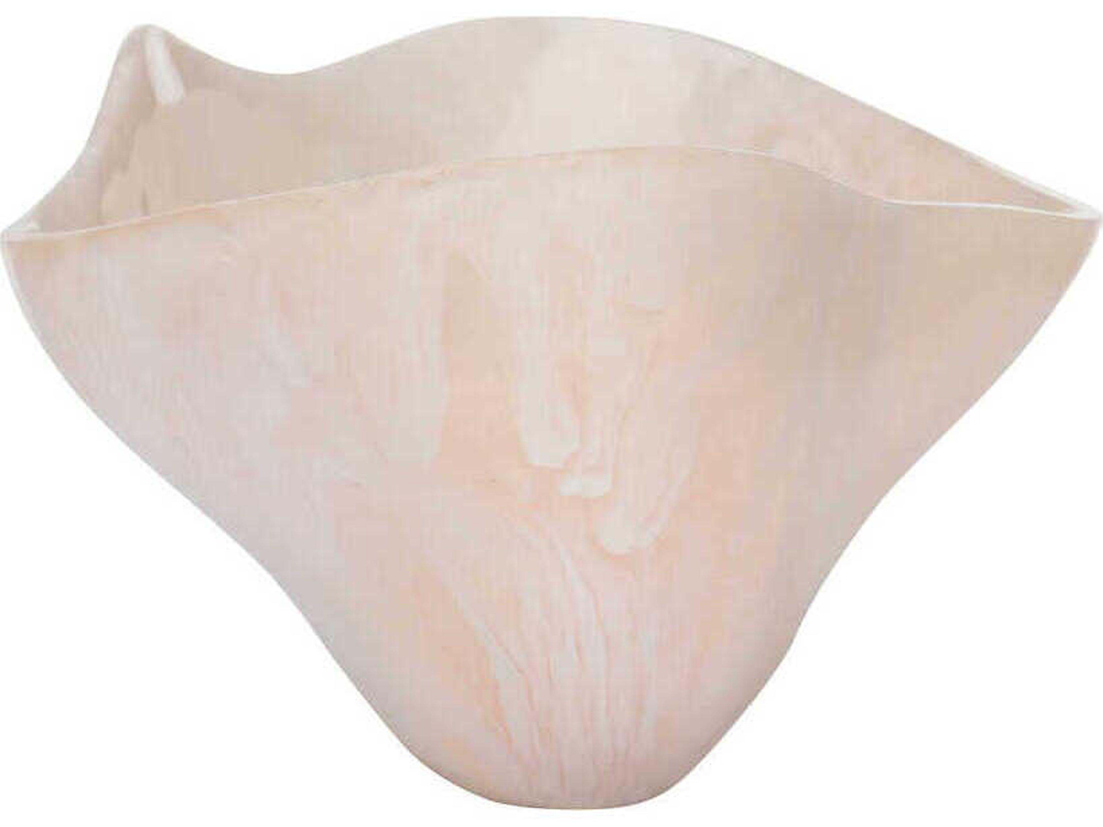 Chelsea House Bucolic Pink Cream Swirl Decorative Bowl