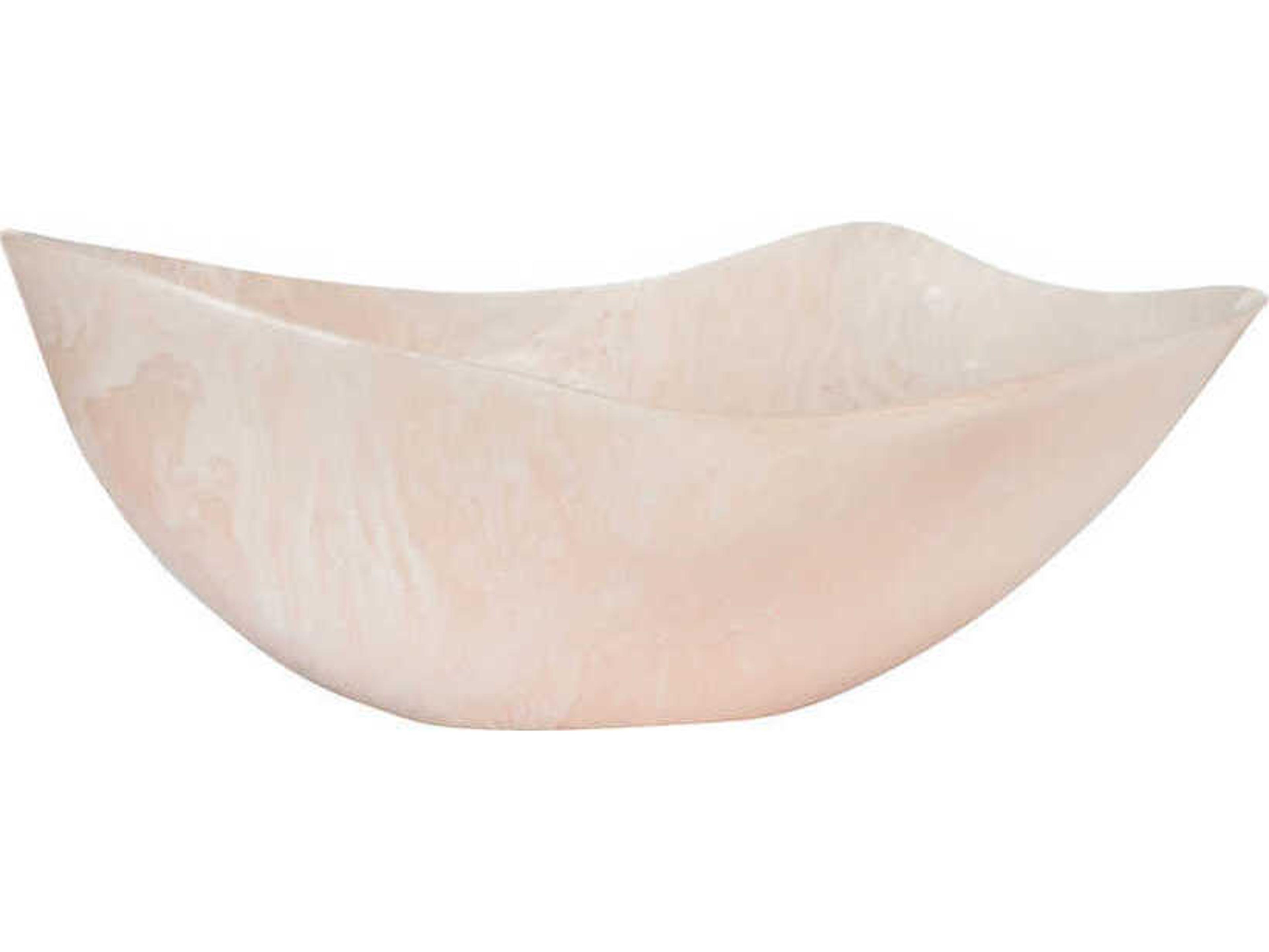 Chelsea House Bucolic Pink Cream Swirl Decorative Bowl