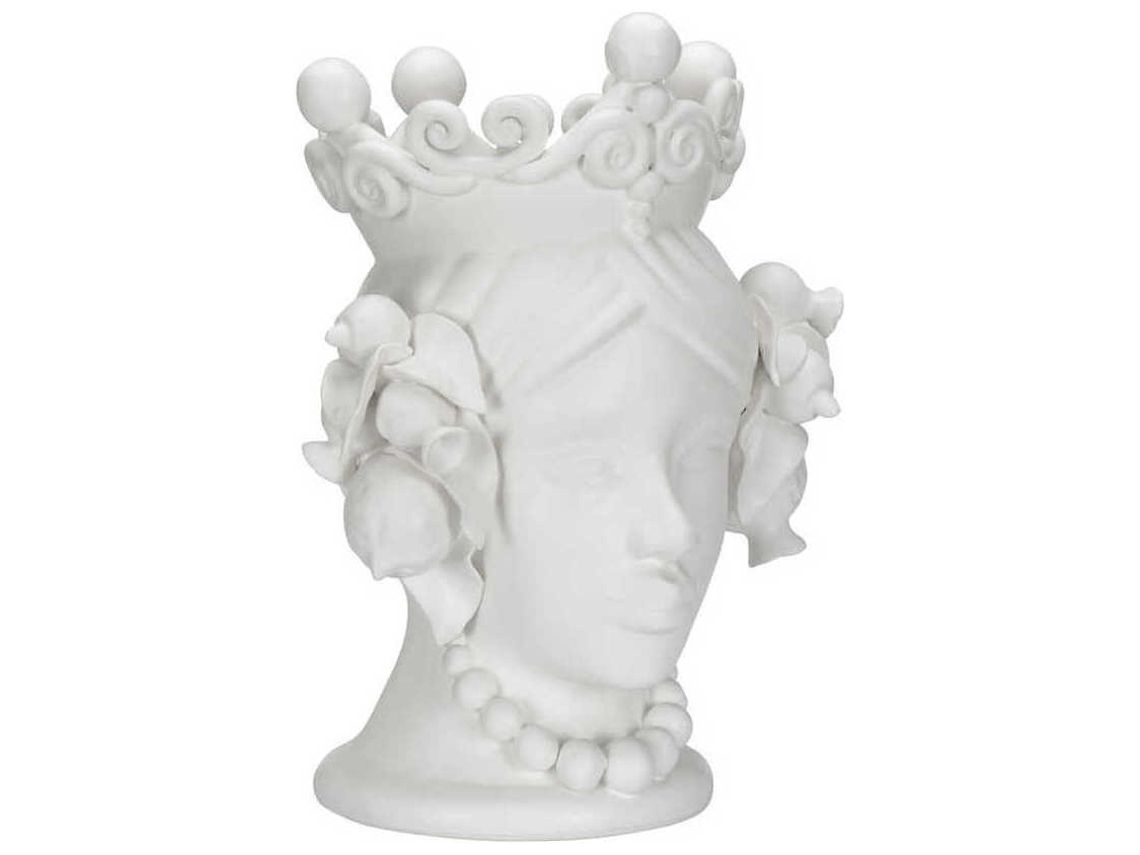 Chelsea House Matte White Elisabetta Female Head