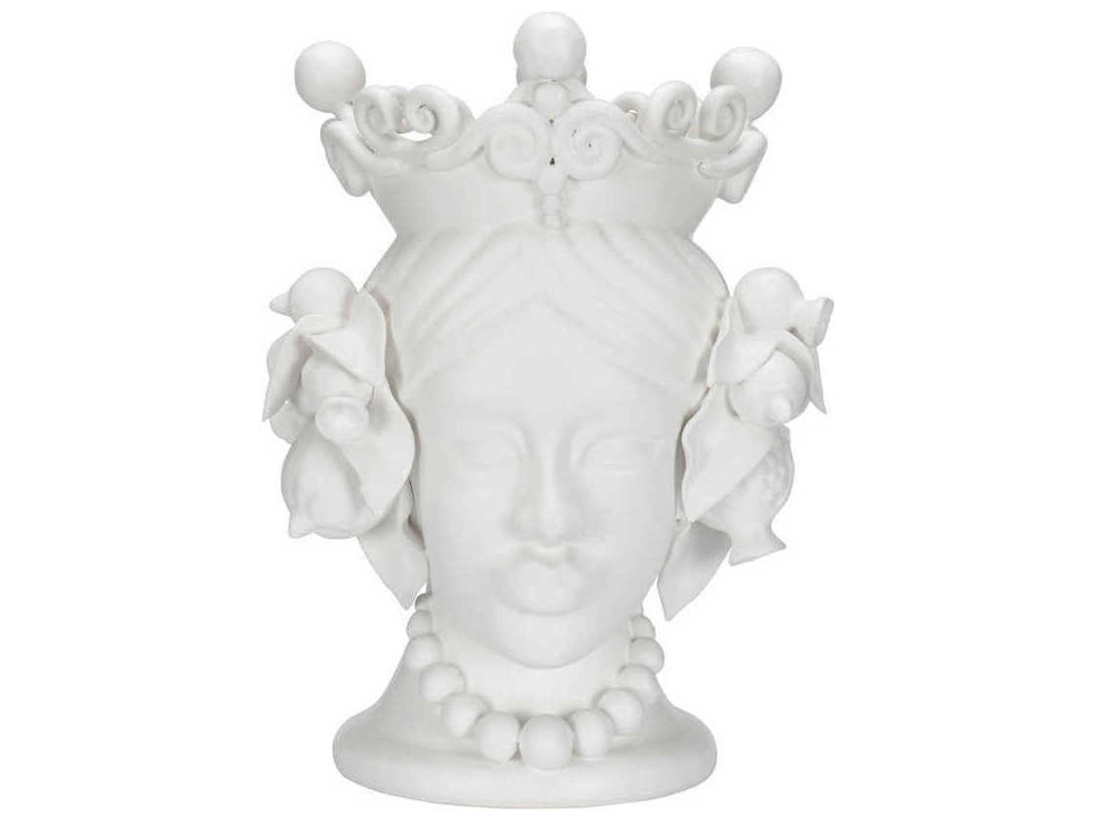 Chelsea House Matte White Elisabetta Female Head