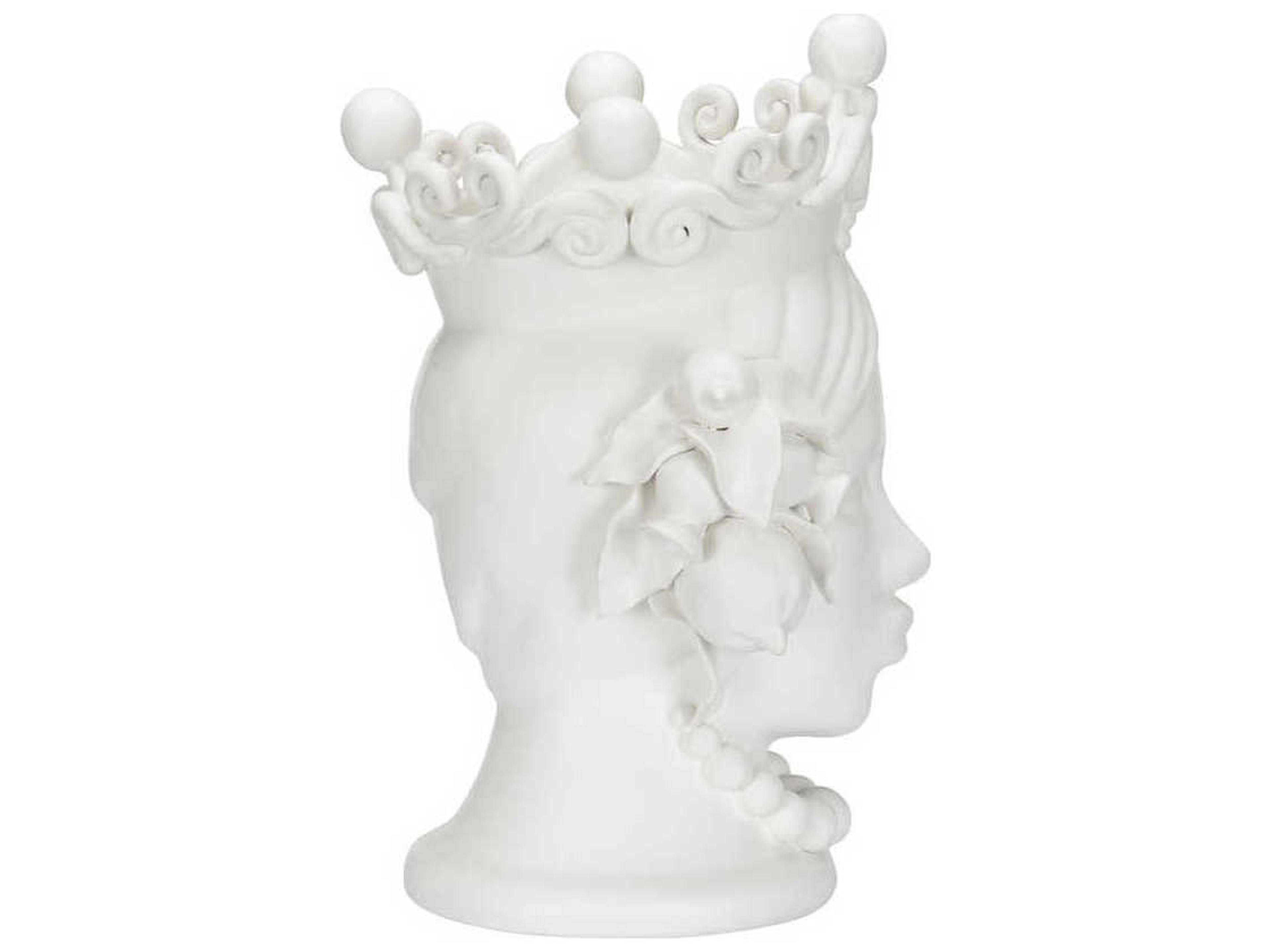 Chelsea House Matte White Elisabetta Female Head