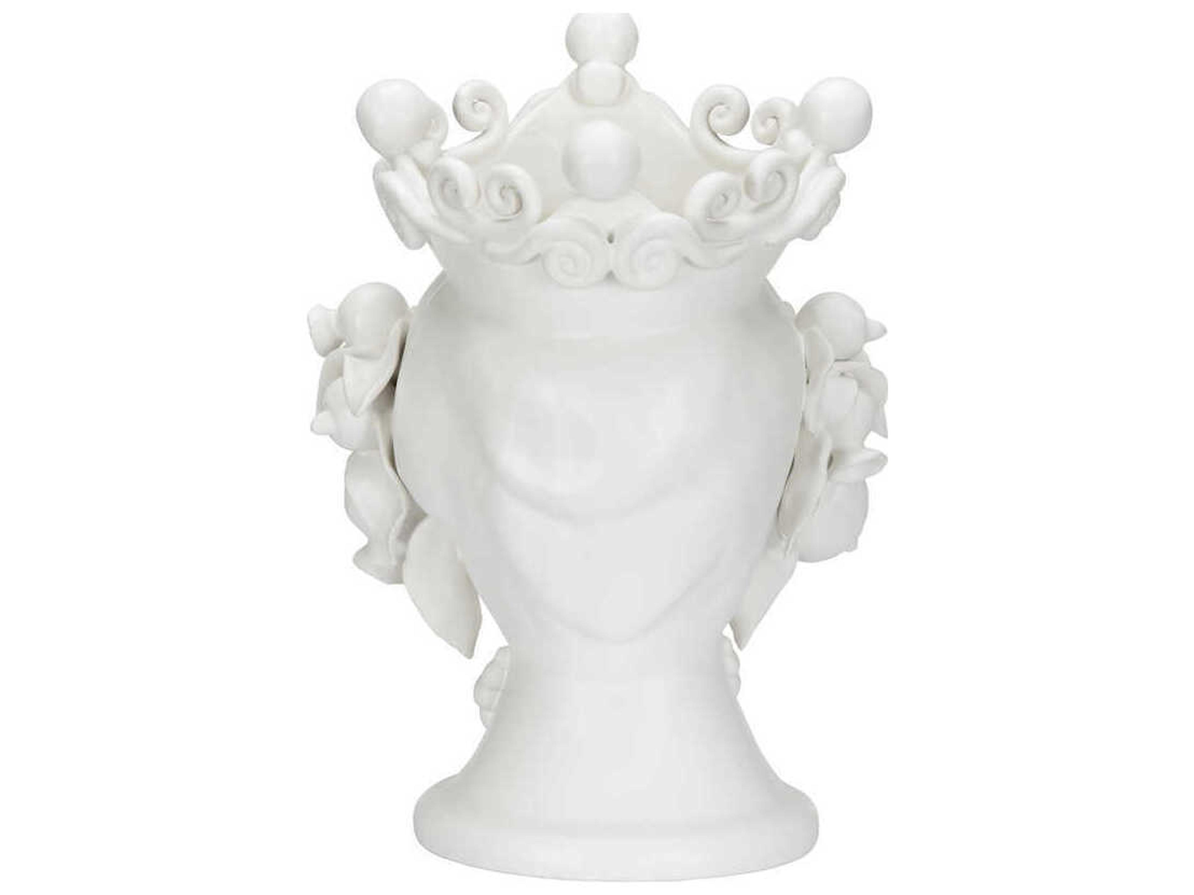 Chelsea House Matte White Elisabetta Female Head