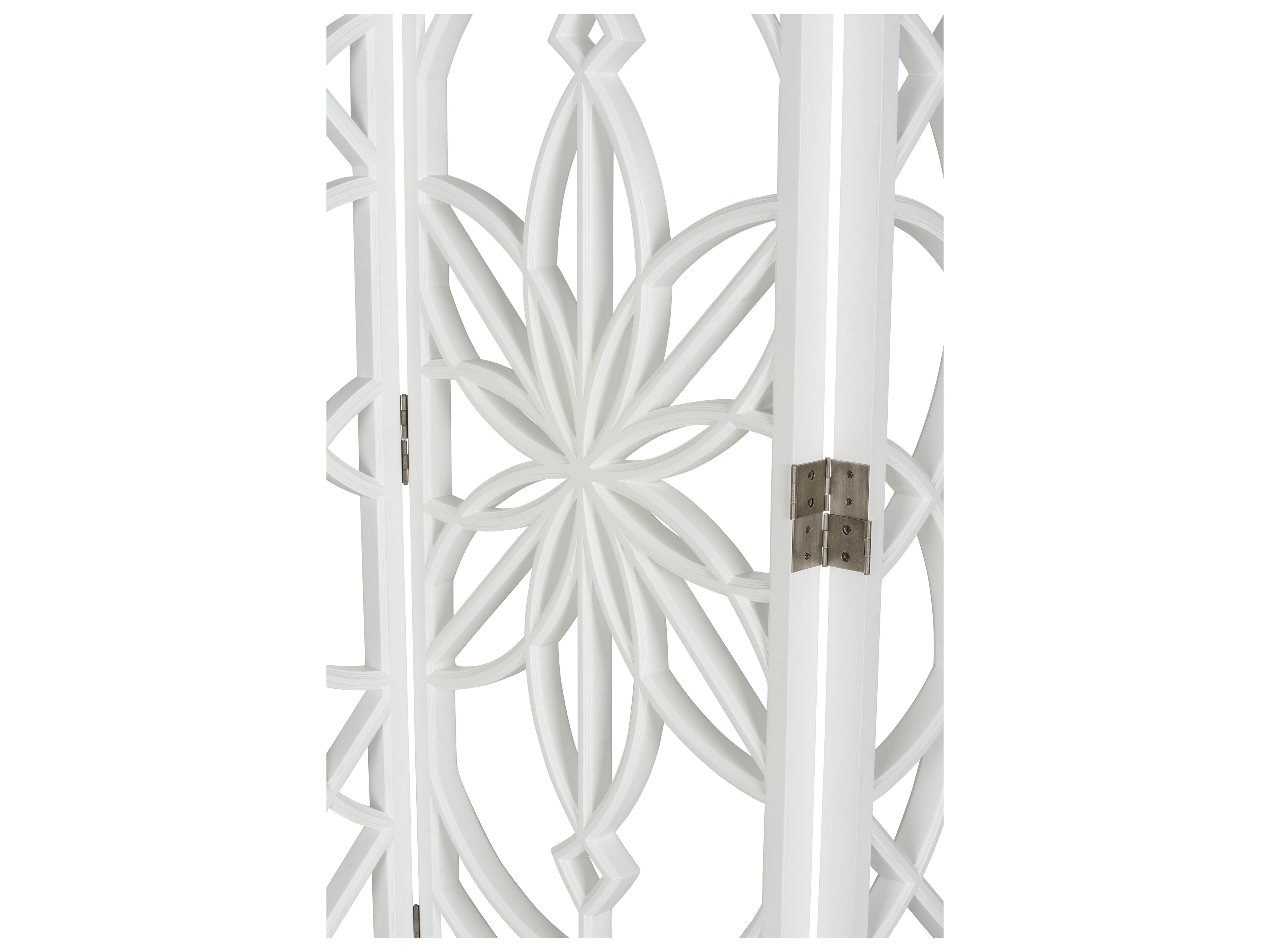 Chelsea House Lisa Kahn Tree of Life White Cream 3 Panel Room Divider