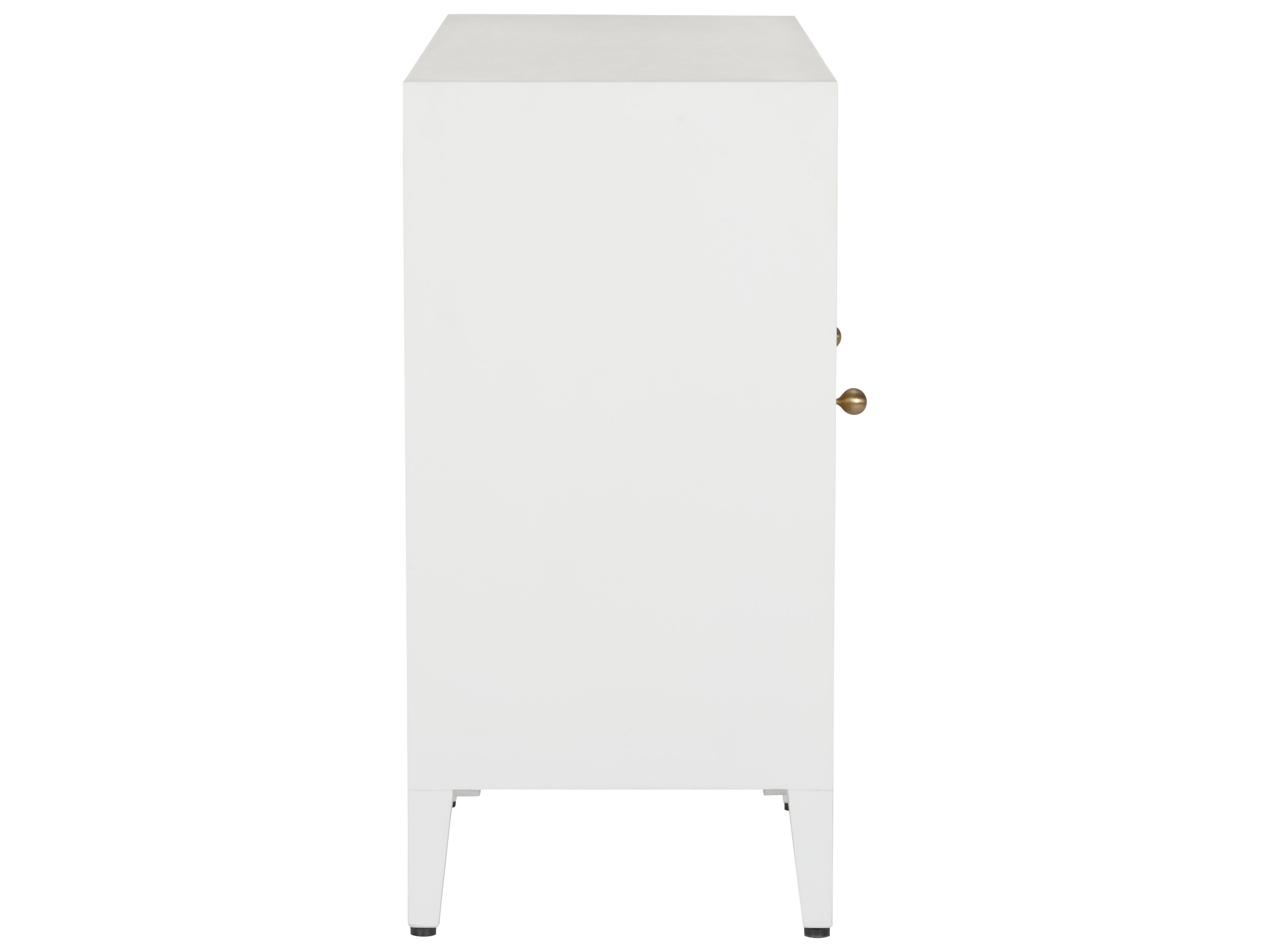 Chelsea House Elizabeth Wicker White Cream Accent Chest