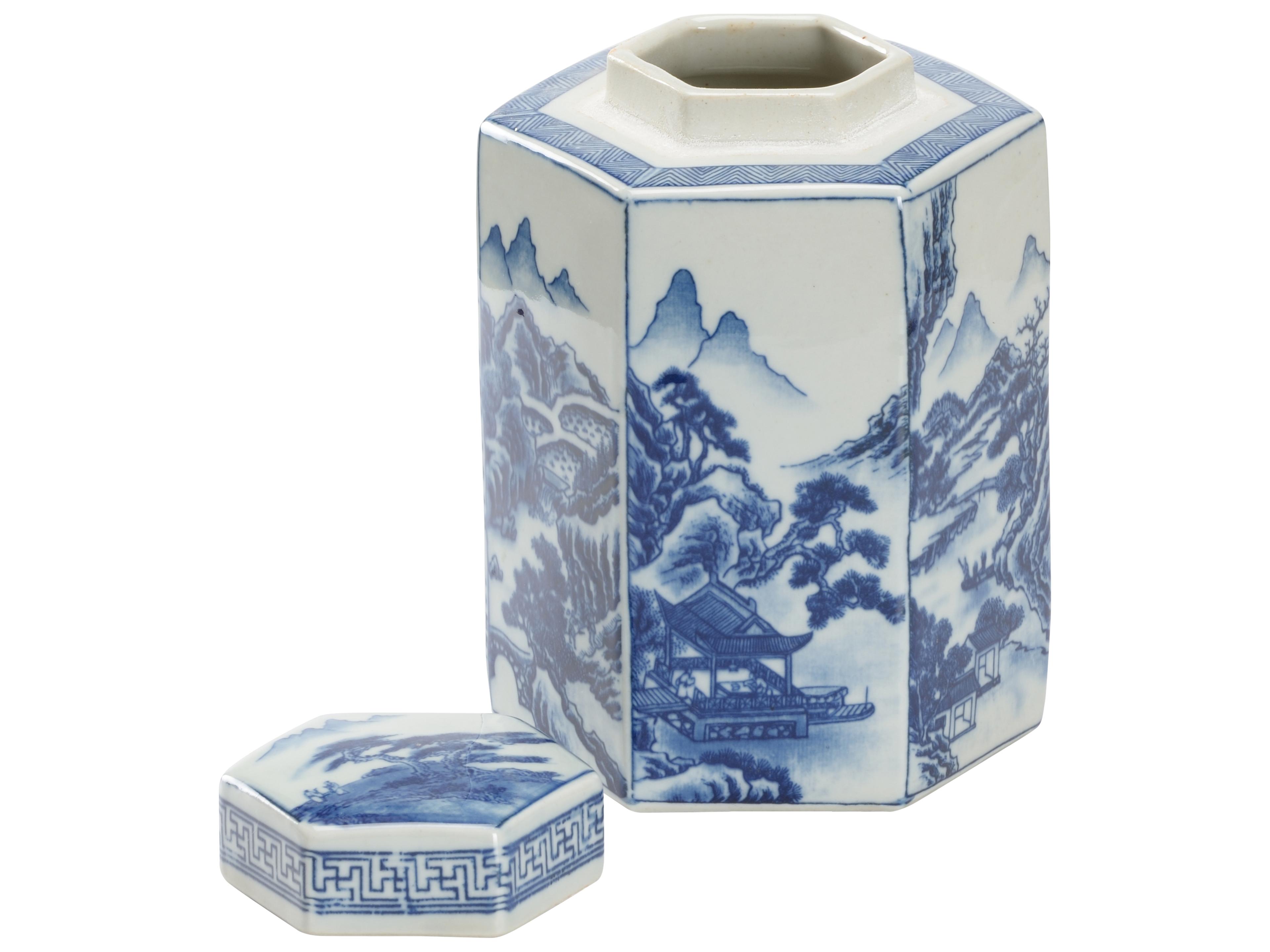 Chelsea House Misc Shan Ginger Blue White Cream Vase