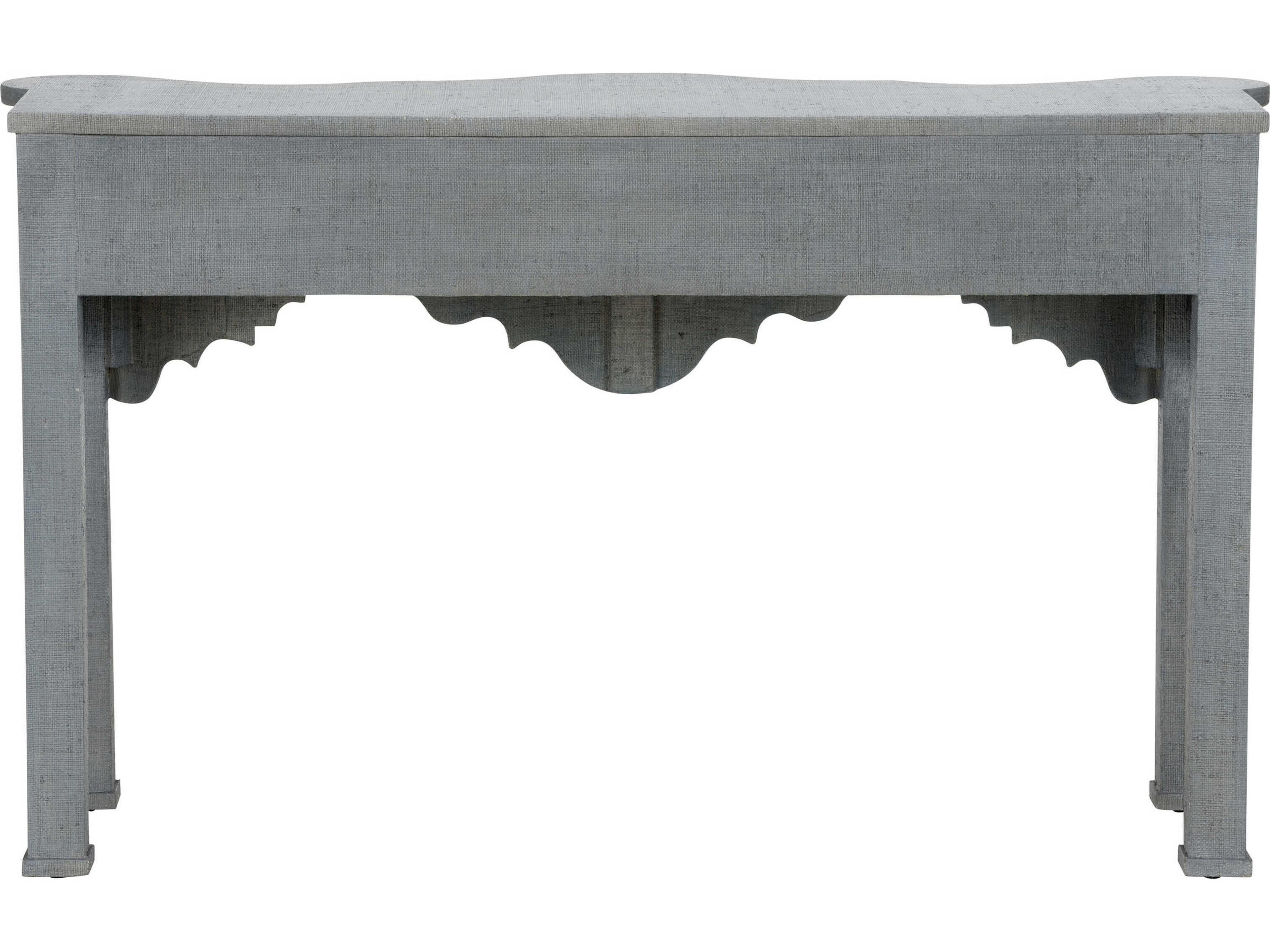 Chelsea House Jamie Merida Rattan Blue Kensington Console Table