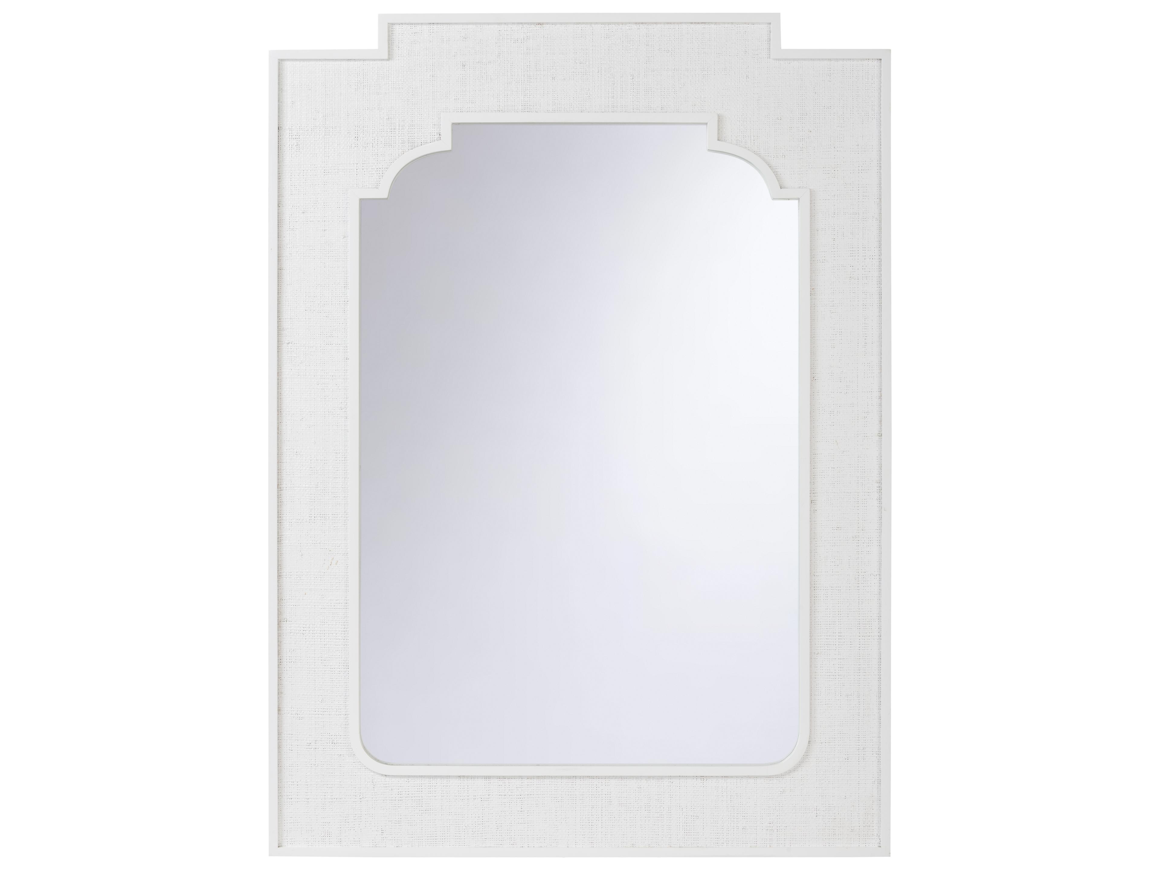 Chelsea House White Clear Plain Wall Mirror Rectangular