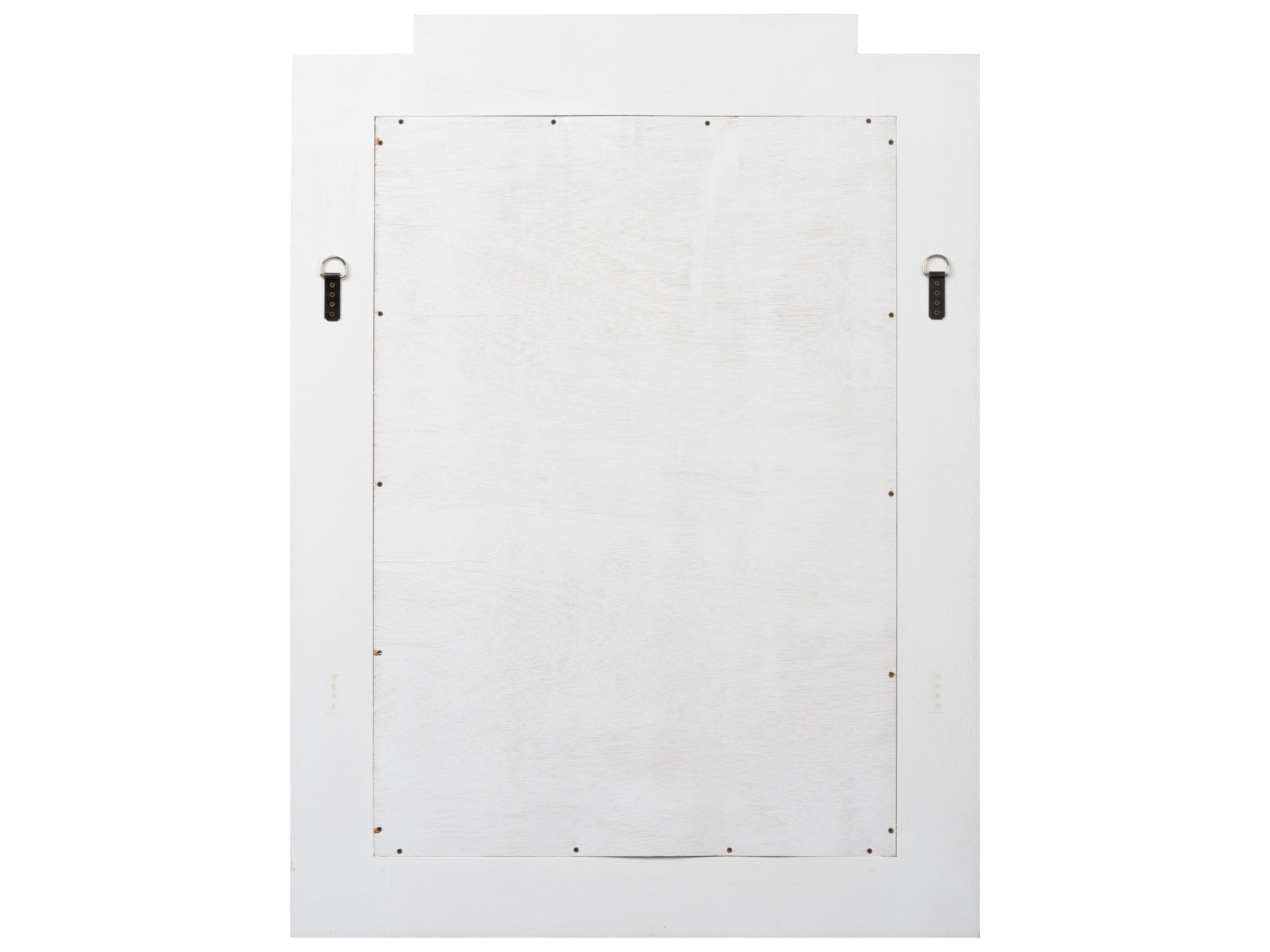 Chelsea House White Clear Plain Wall Mirror Rectangular