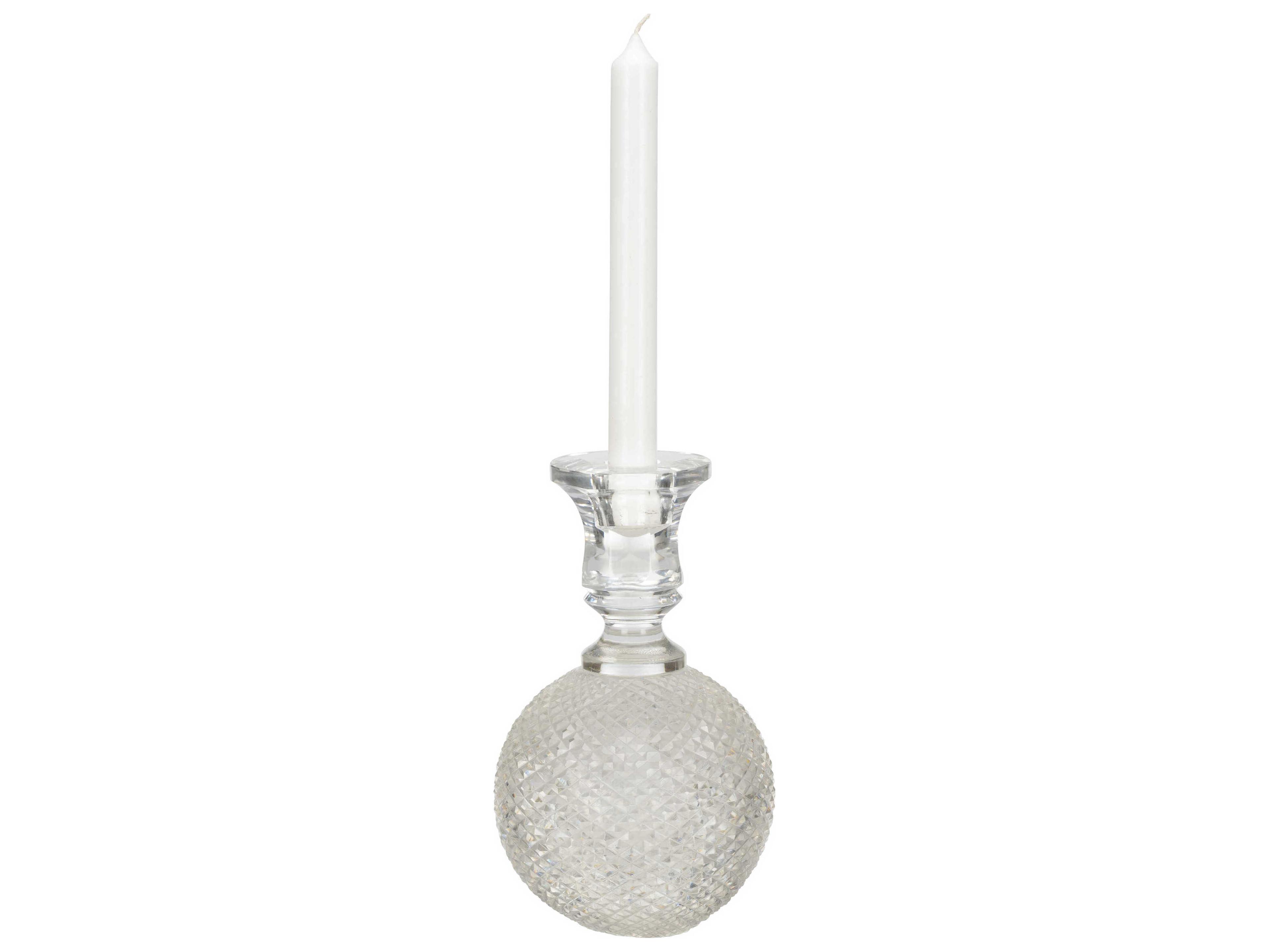 Chelsea House Glass Round Candleholder