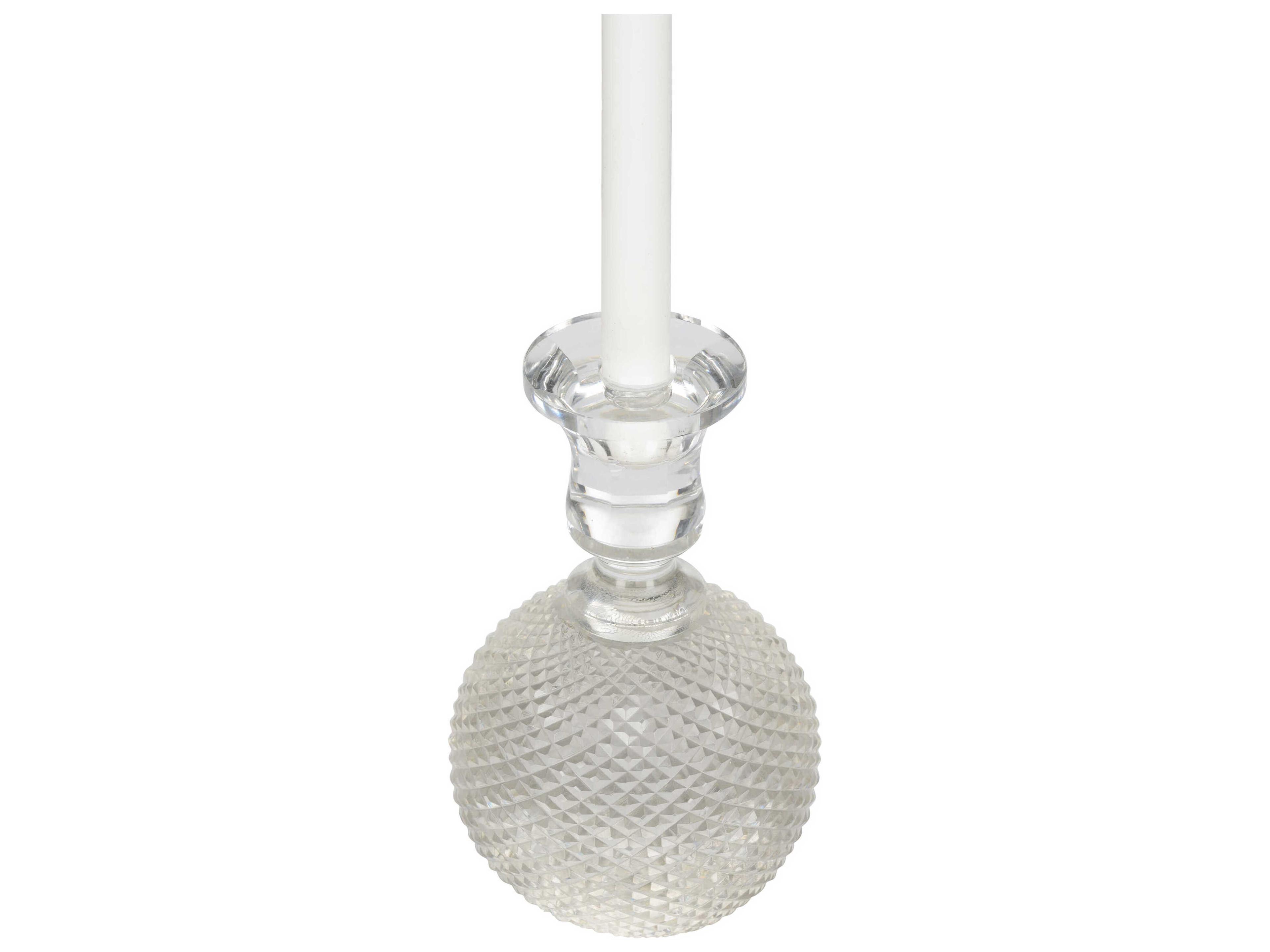 Chelsea House Glass Round Candleholder