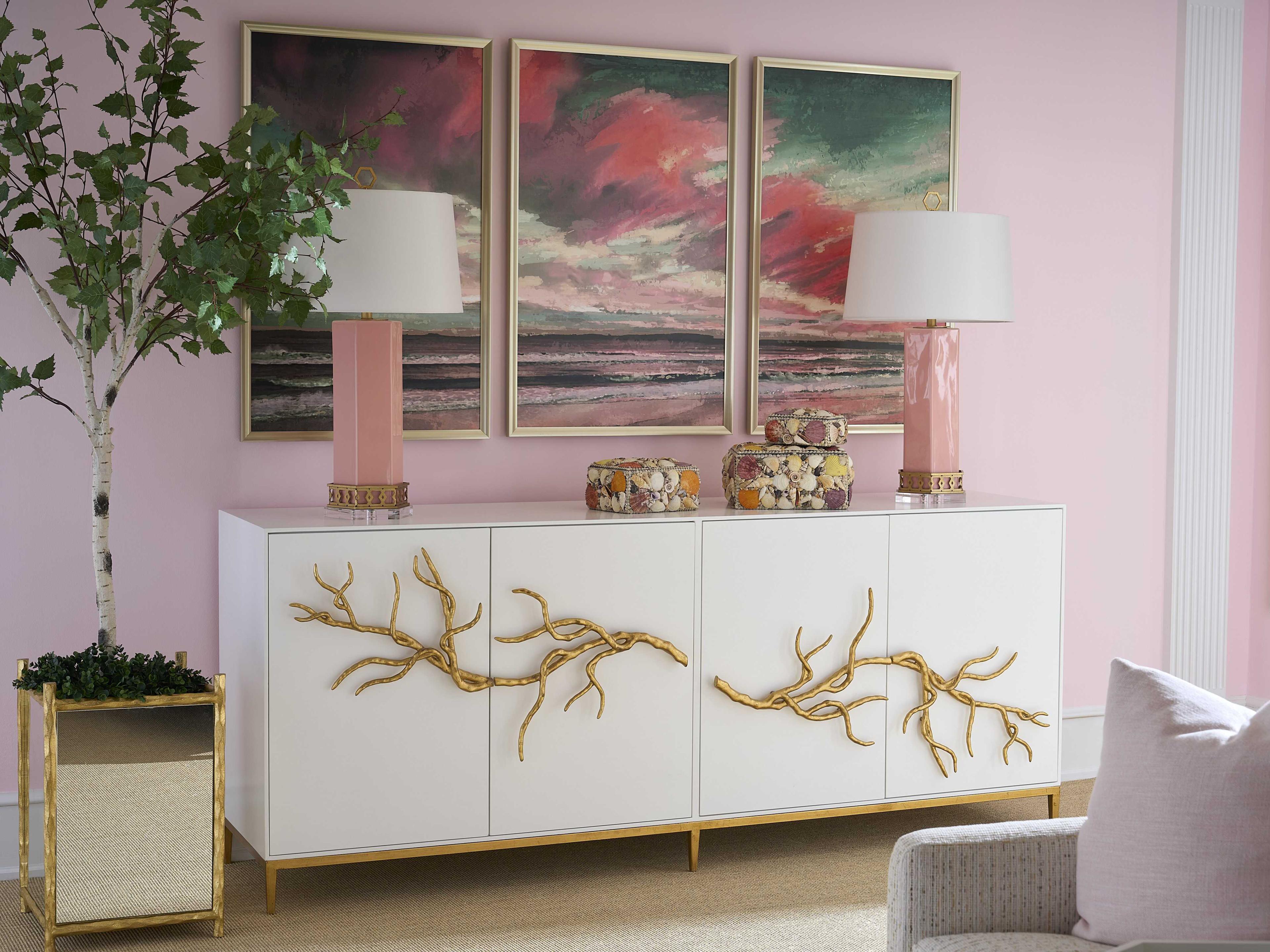 Chelsea House Hand Hammered Mirror Planter