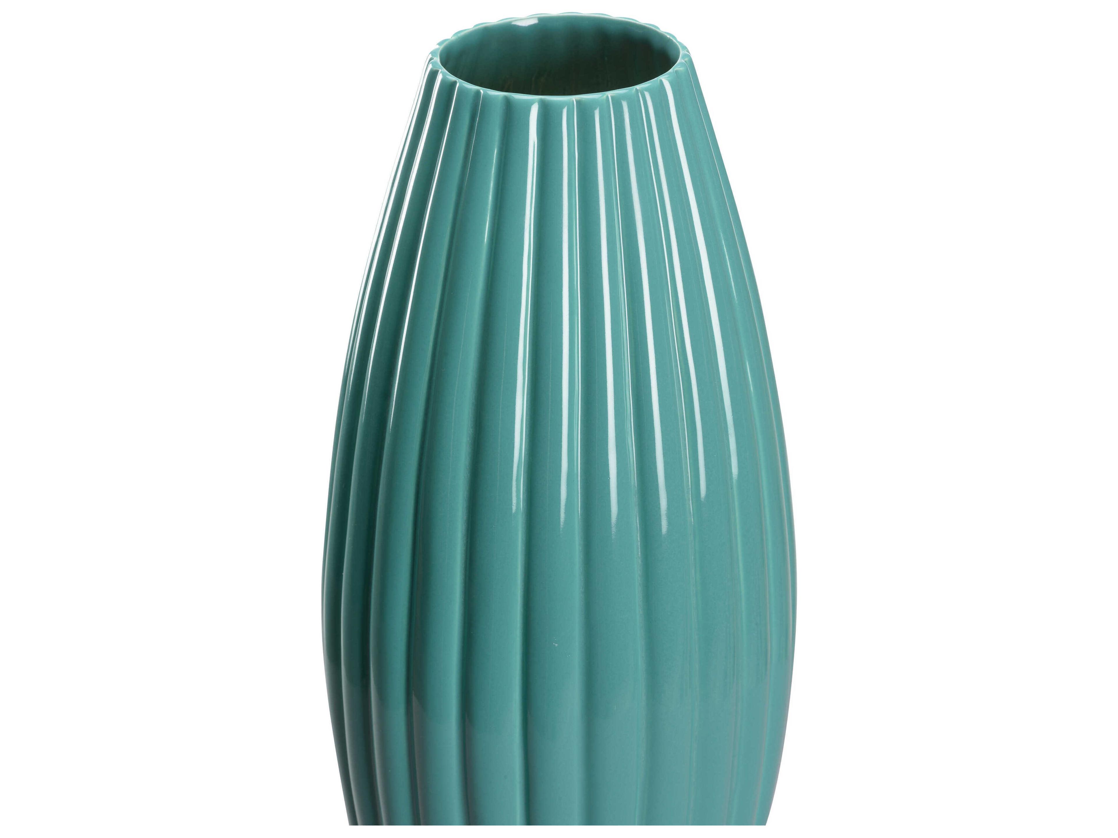 Chelsea House Elizabeth Wicker Teal Aubrey Vase