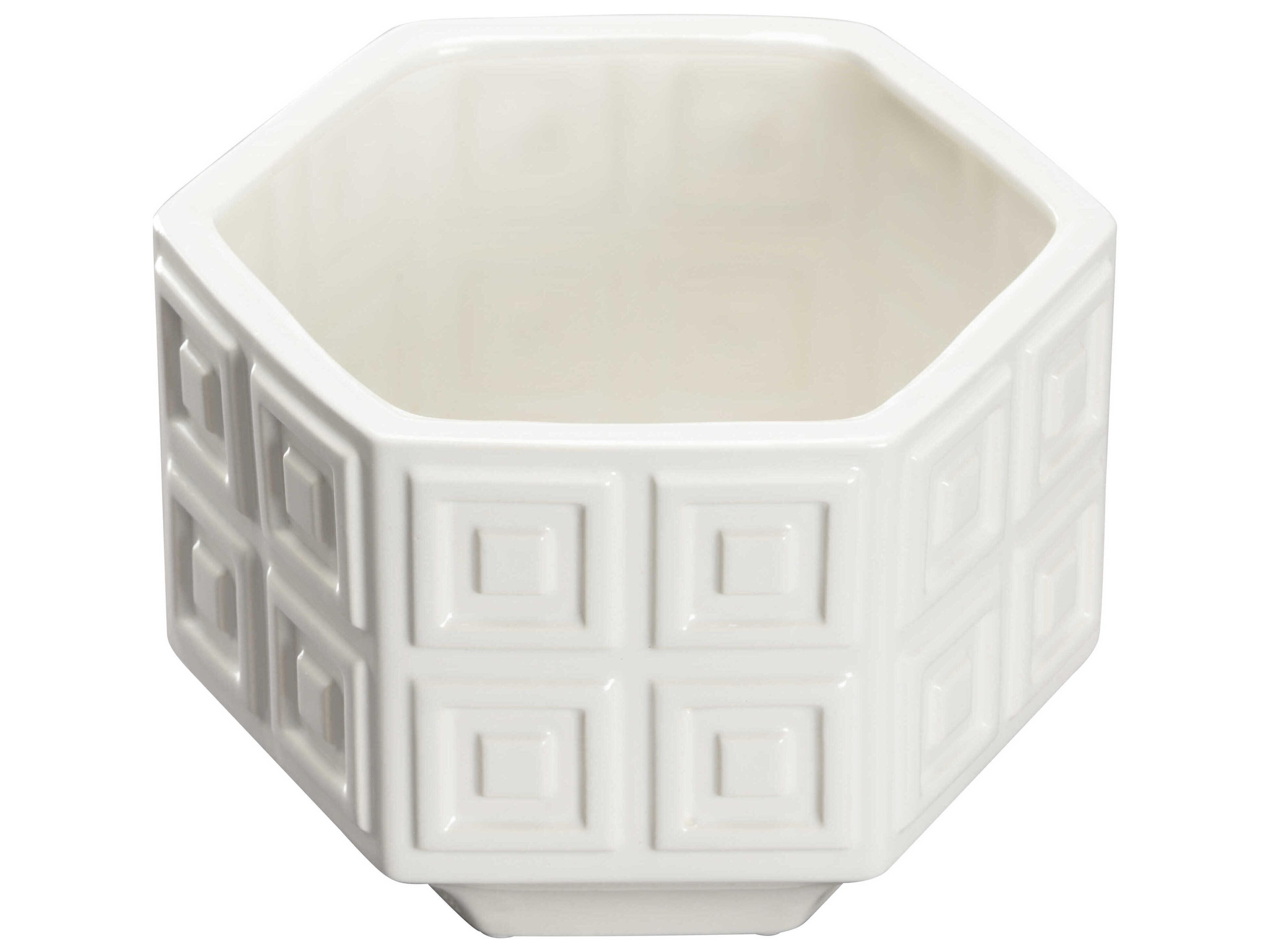 Chelsea House Dover White Cachepot