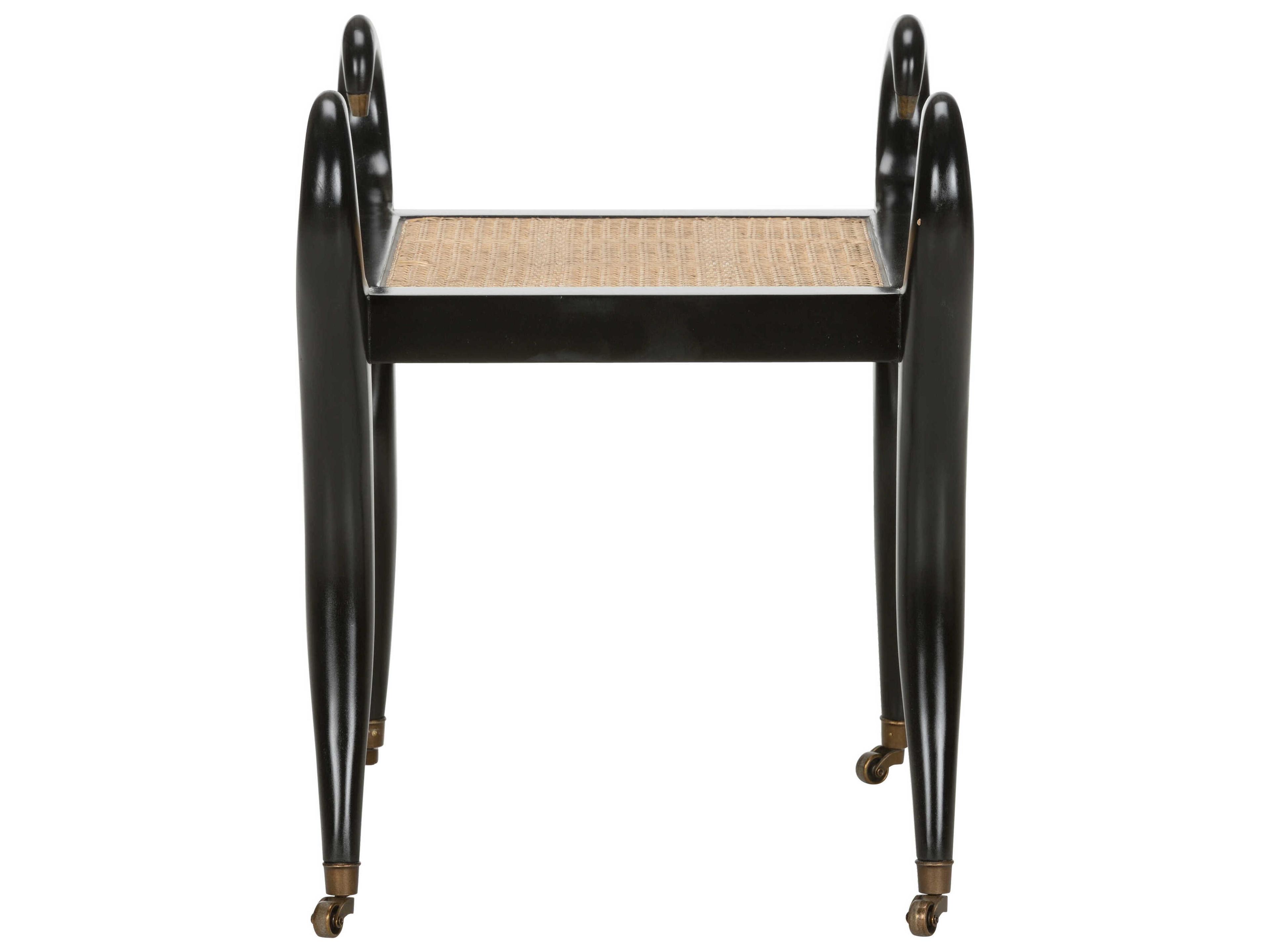 Chelsea House Kristi Nelson Swan Black Natural Accent Bench