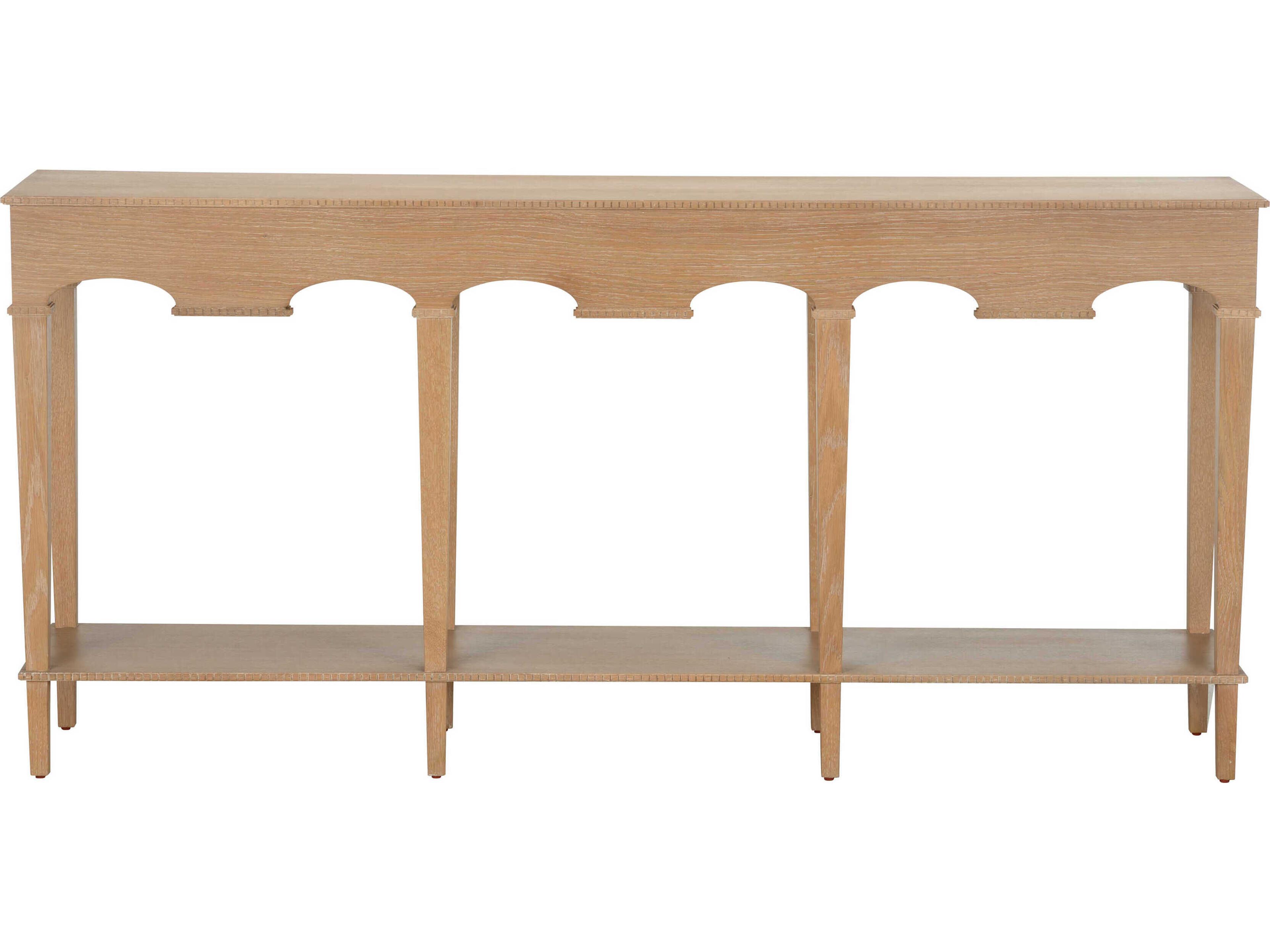 Chelsea House Jamie Merida Rectangular Wood Oak Oslo Console Table