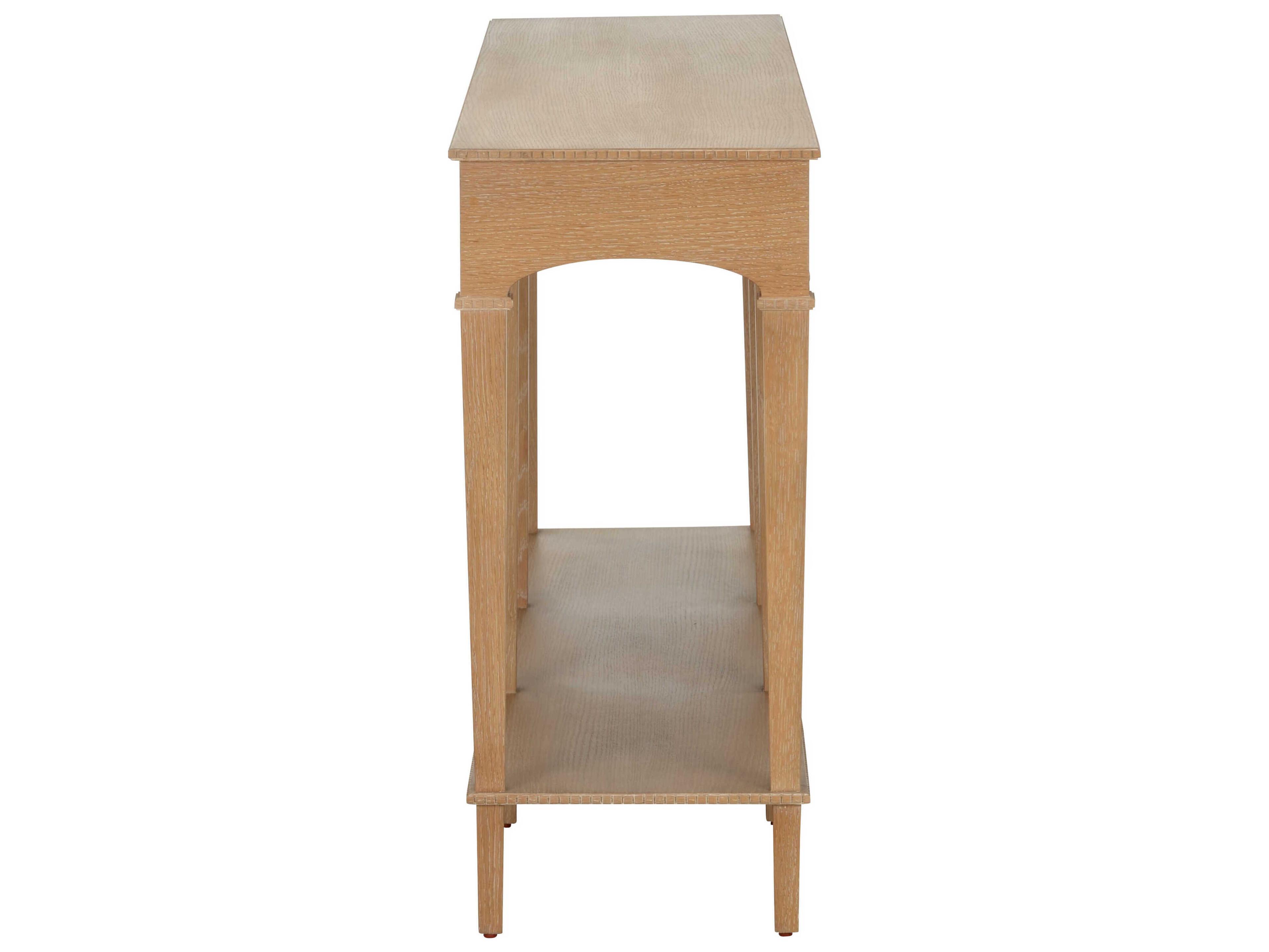 Chelsea House Jamie Merida Rectangular Wood Oak Oslo Console Table