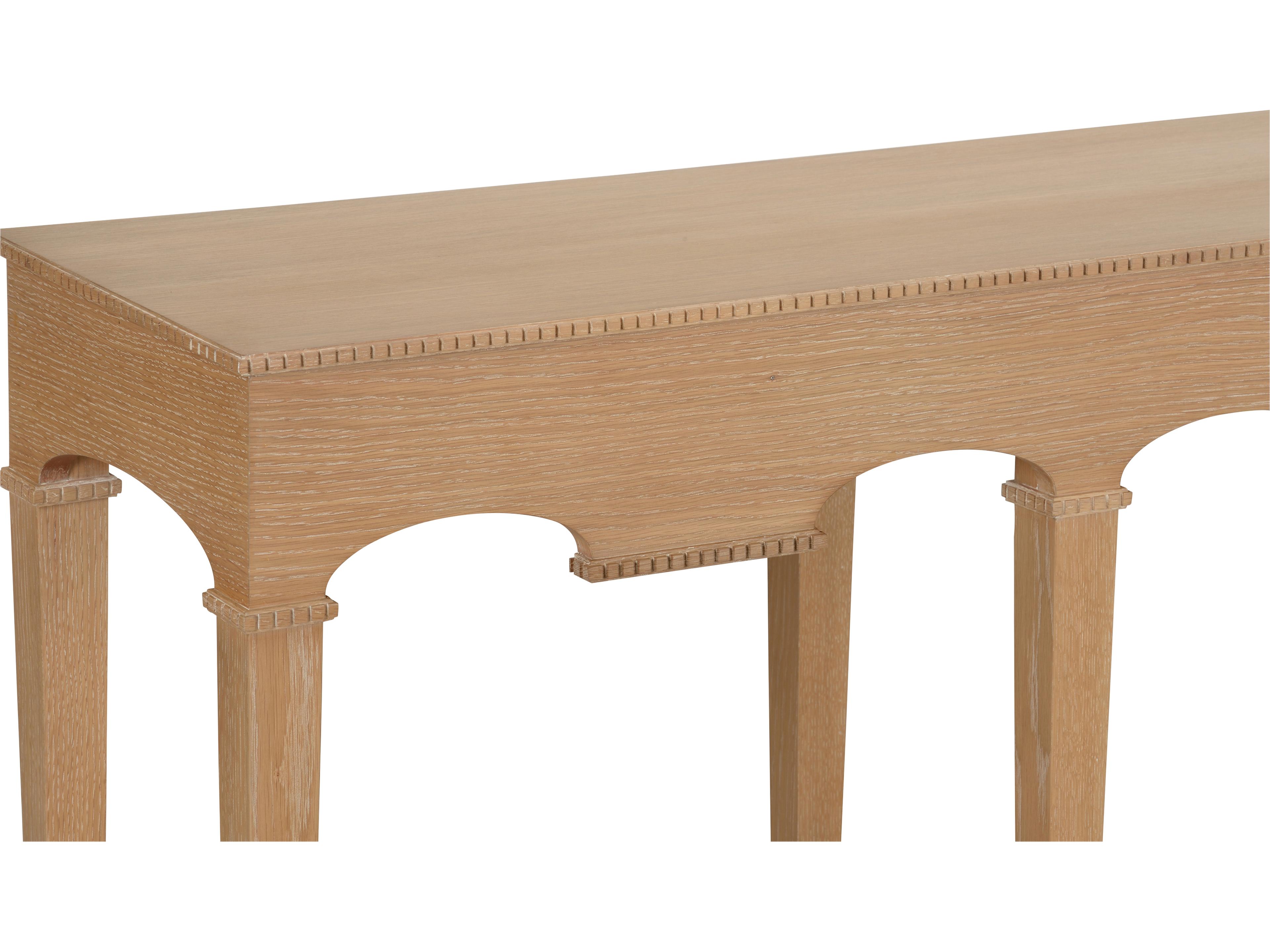 Chelsea House Jamie Merida Rectangular Wood Oak Oslo Console Table