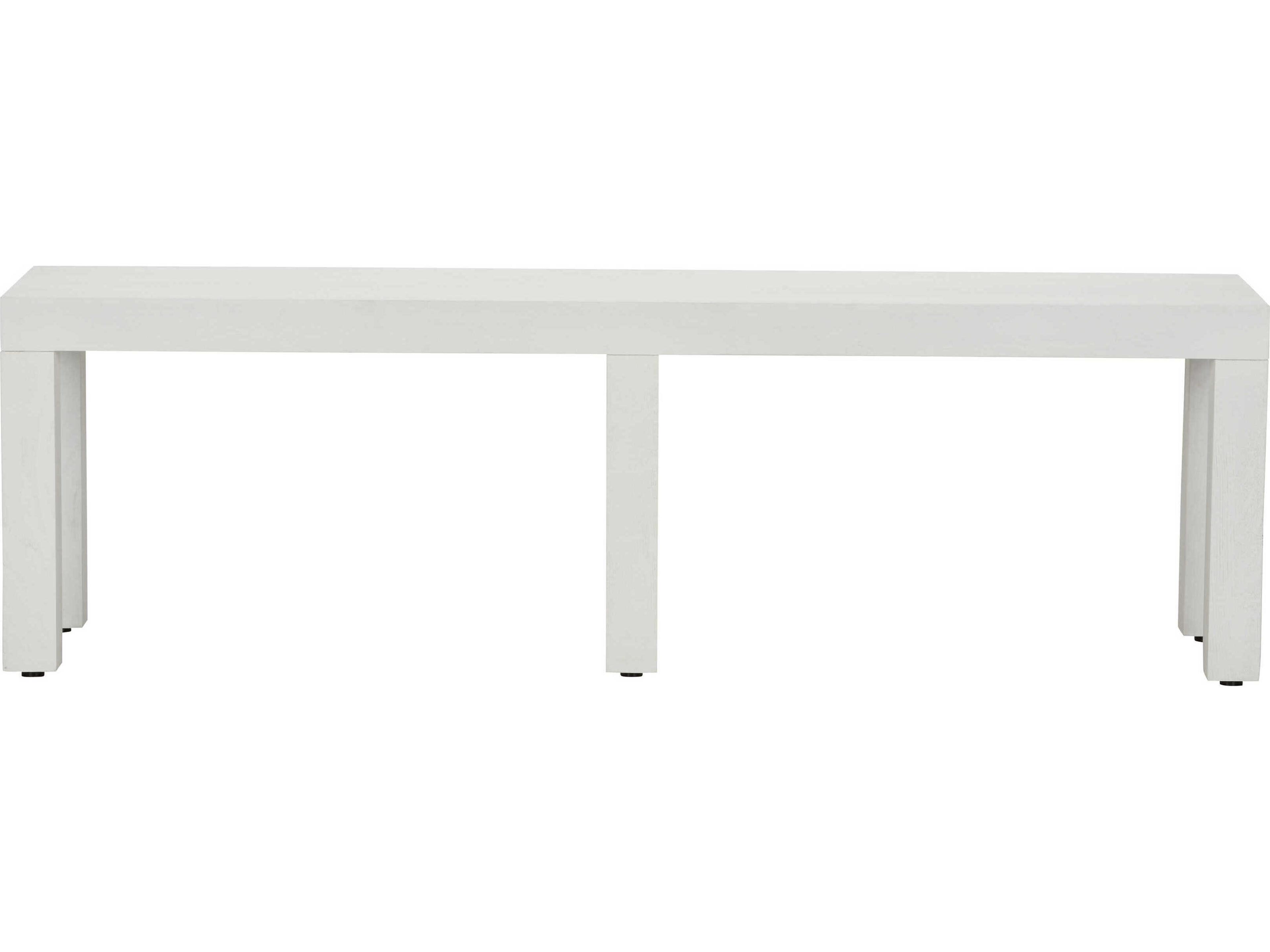 Chelsea House Bill Cain Rectangular Wood White Lambeth Coffee Table