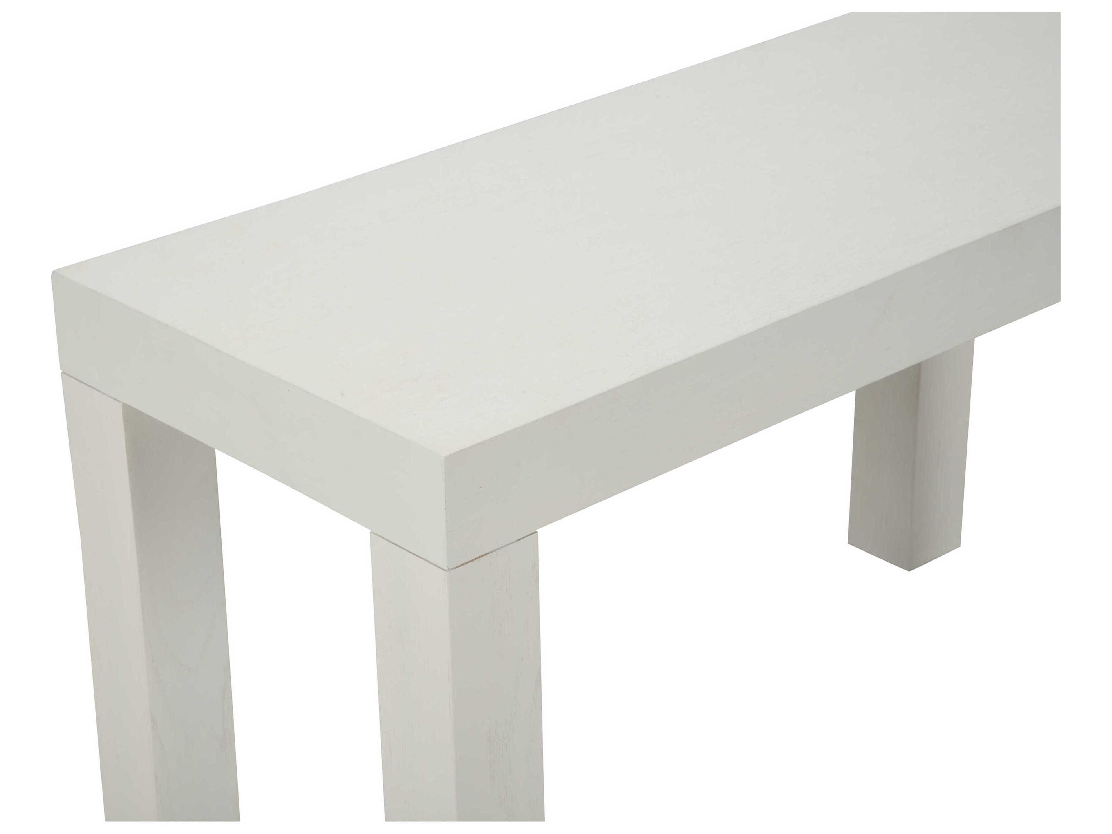 Chelsea House Bill Cain Rectangular Wood White Lambeth Coffee Table