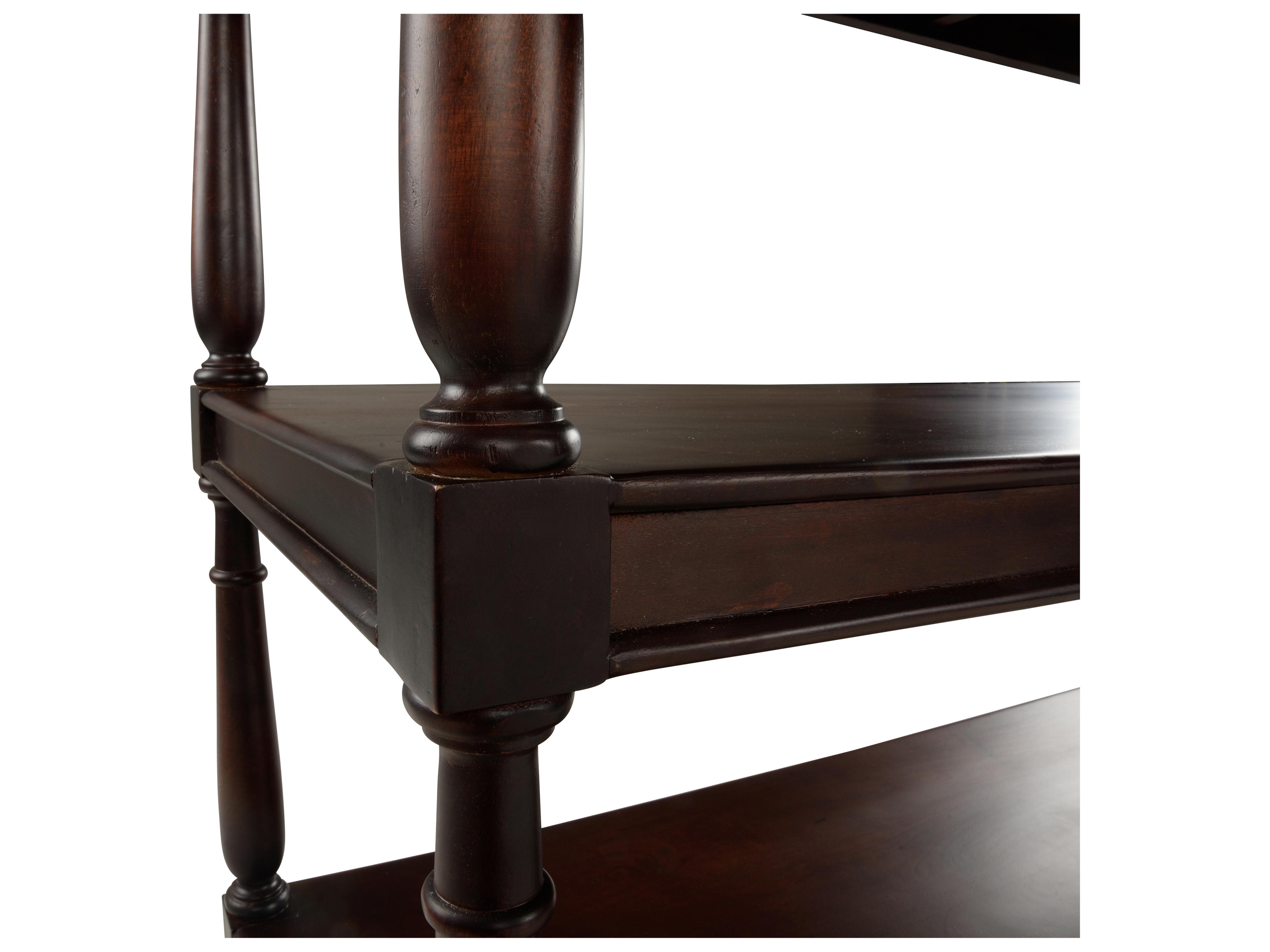 Chelsea House Bill Cain Wood Brown Mahogany Bar Cart