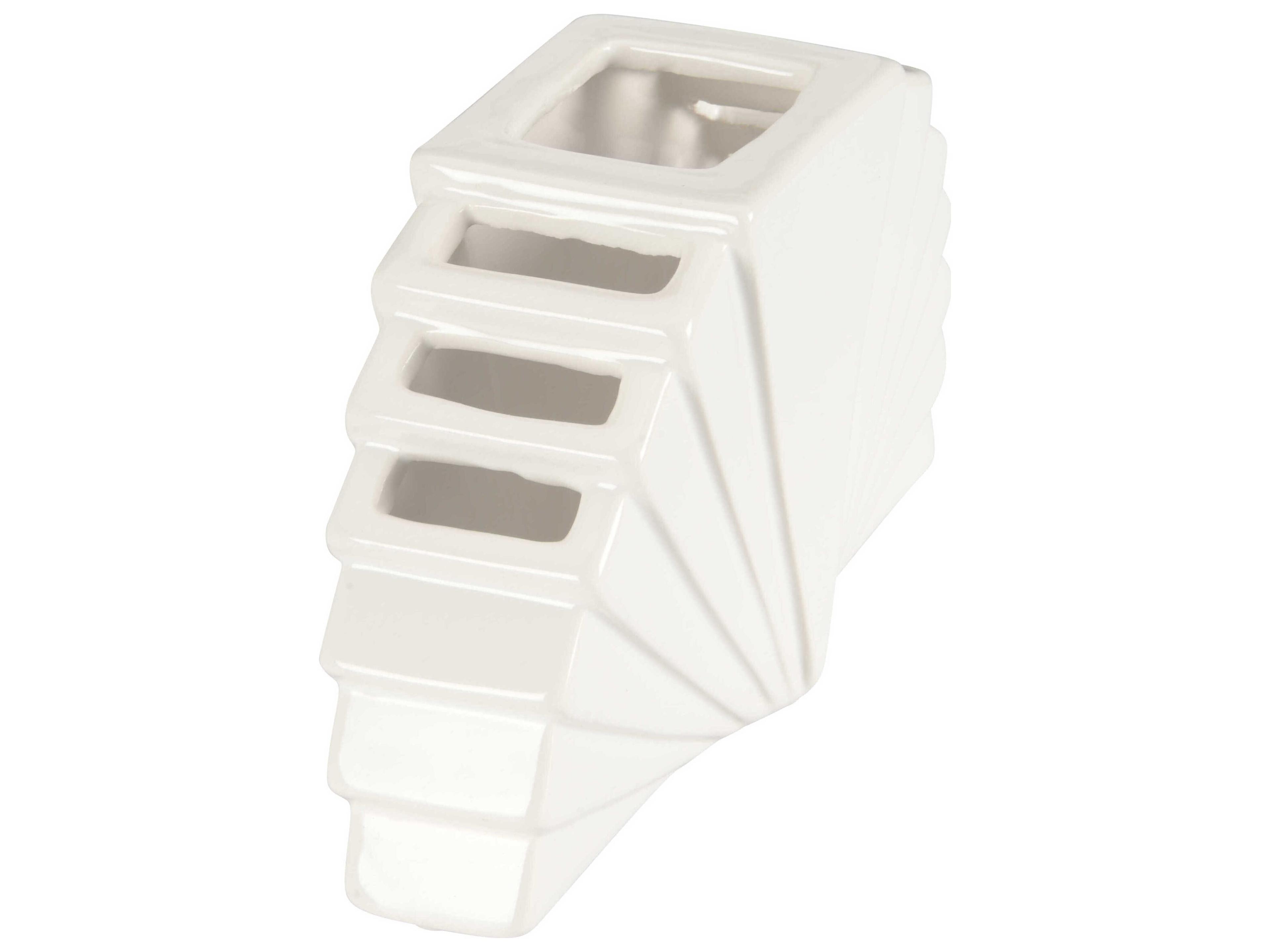 Chelsea House Elizabeth Wicker White La Feria Vase