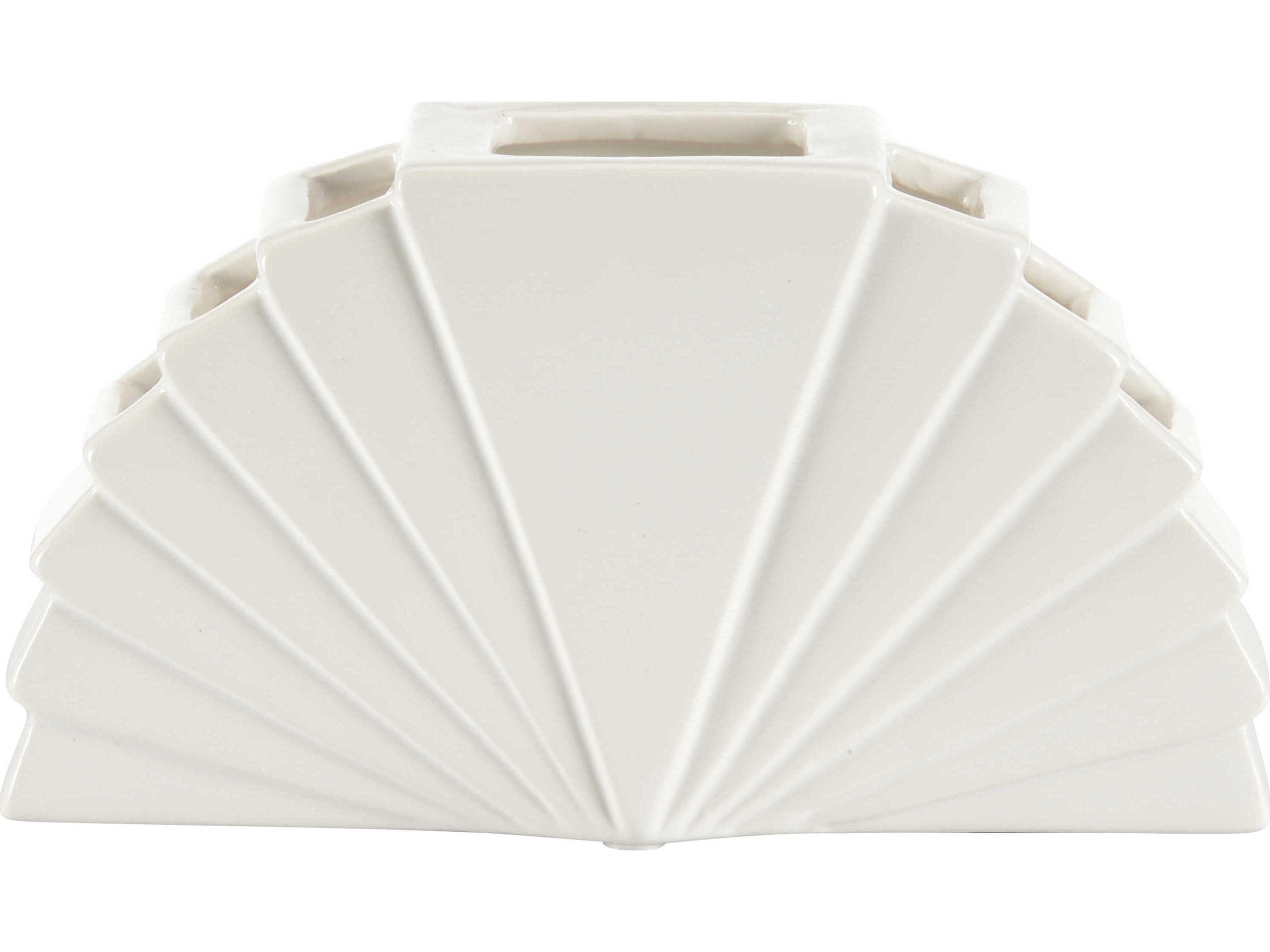 Chelsea House Elizabeth Wicker White La Feria Vase