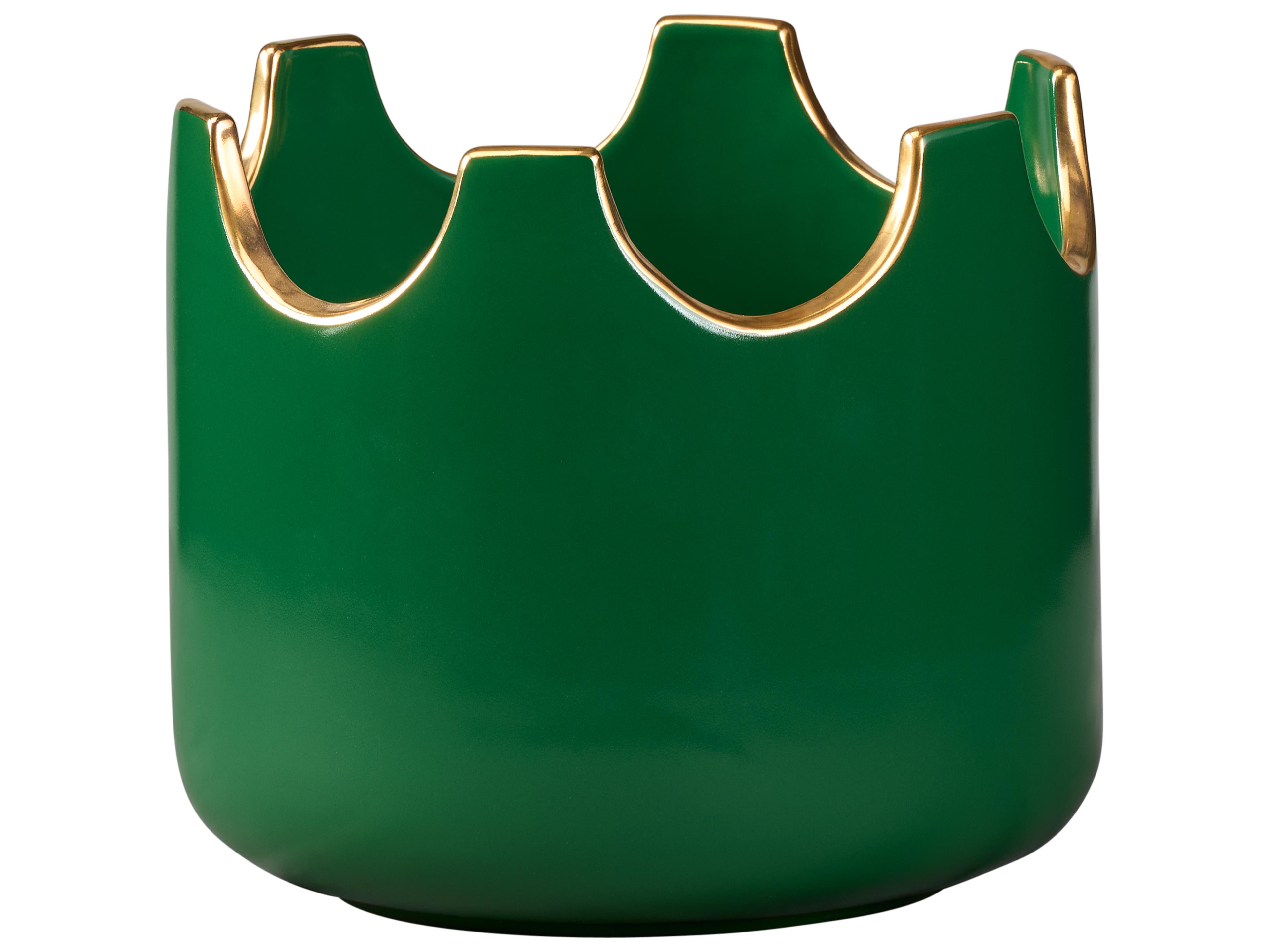 Chelsea House Mark Ross Green Gold Decorative Accent