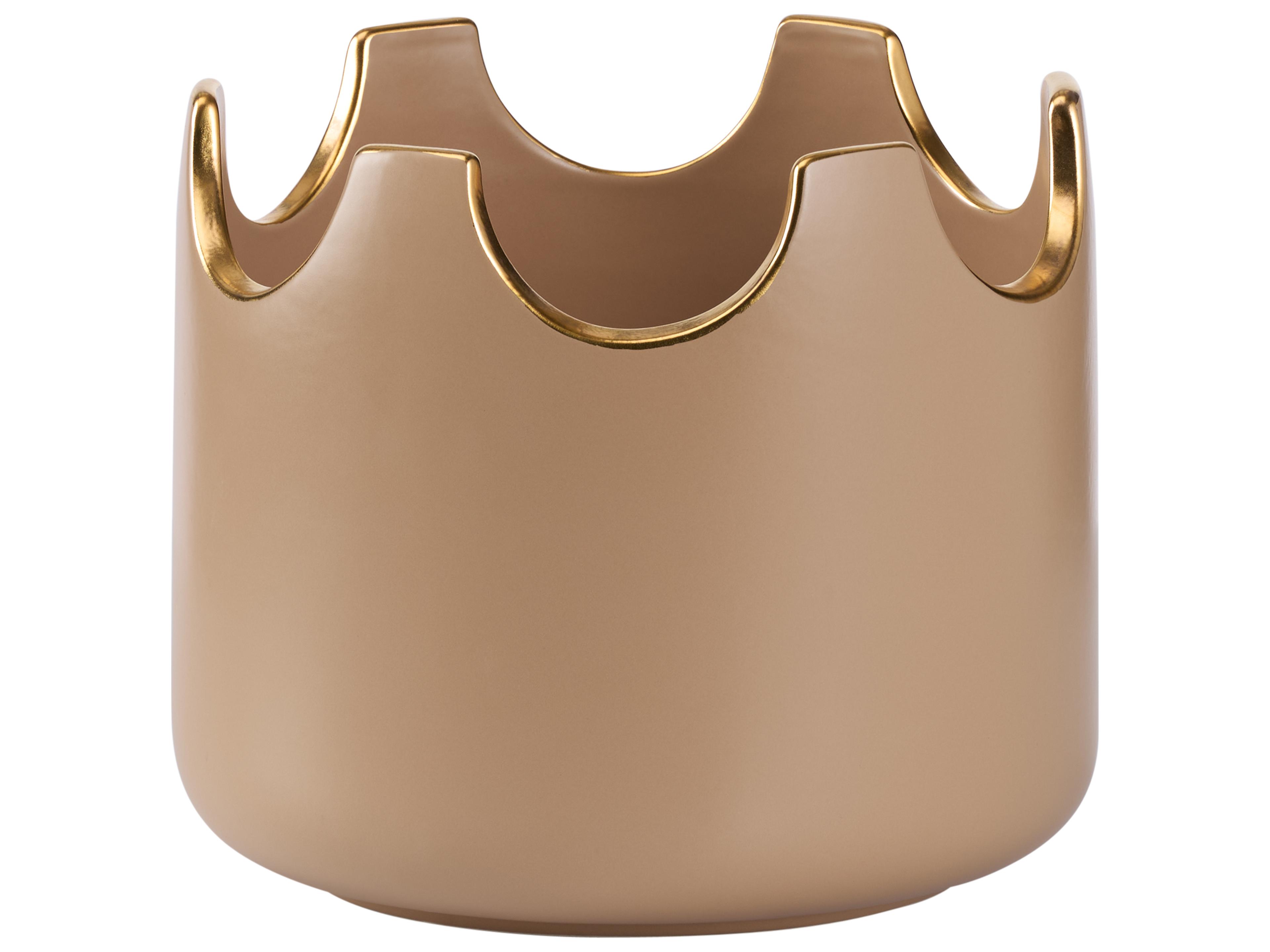 Mark Ross Taupe Gold Decorative Accent