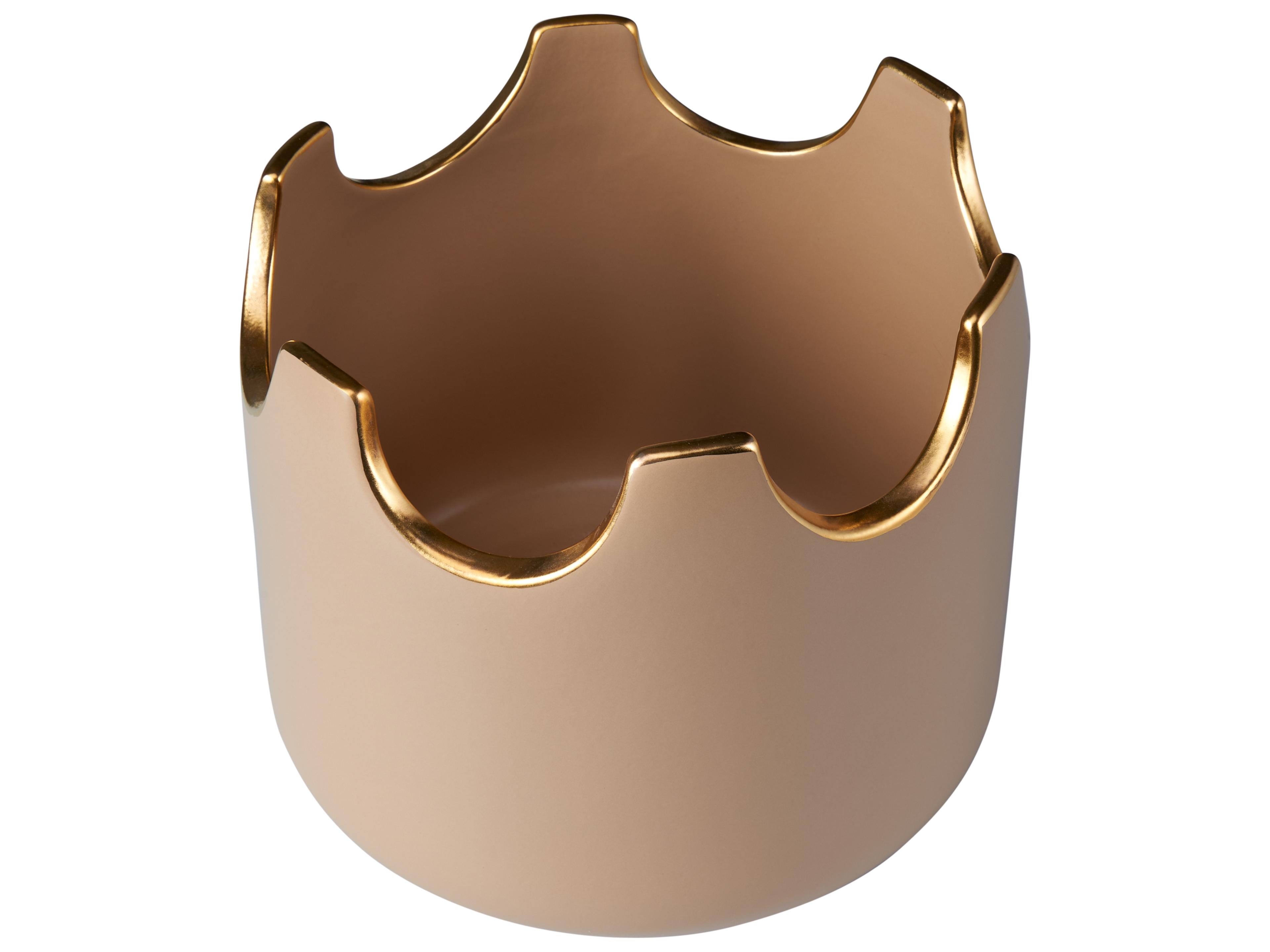 Chelsea House Mark Ross Taupe Gold Decorative Accent