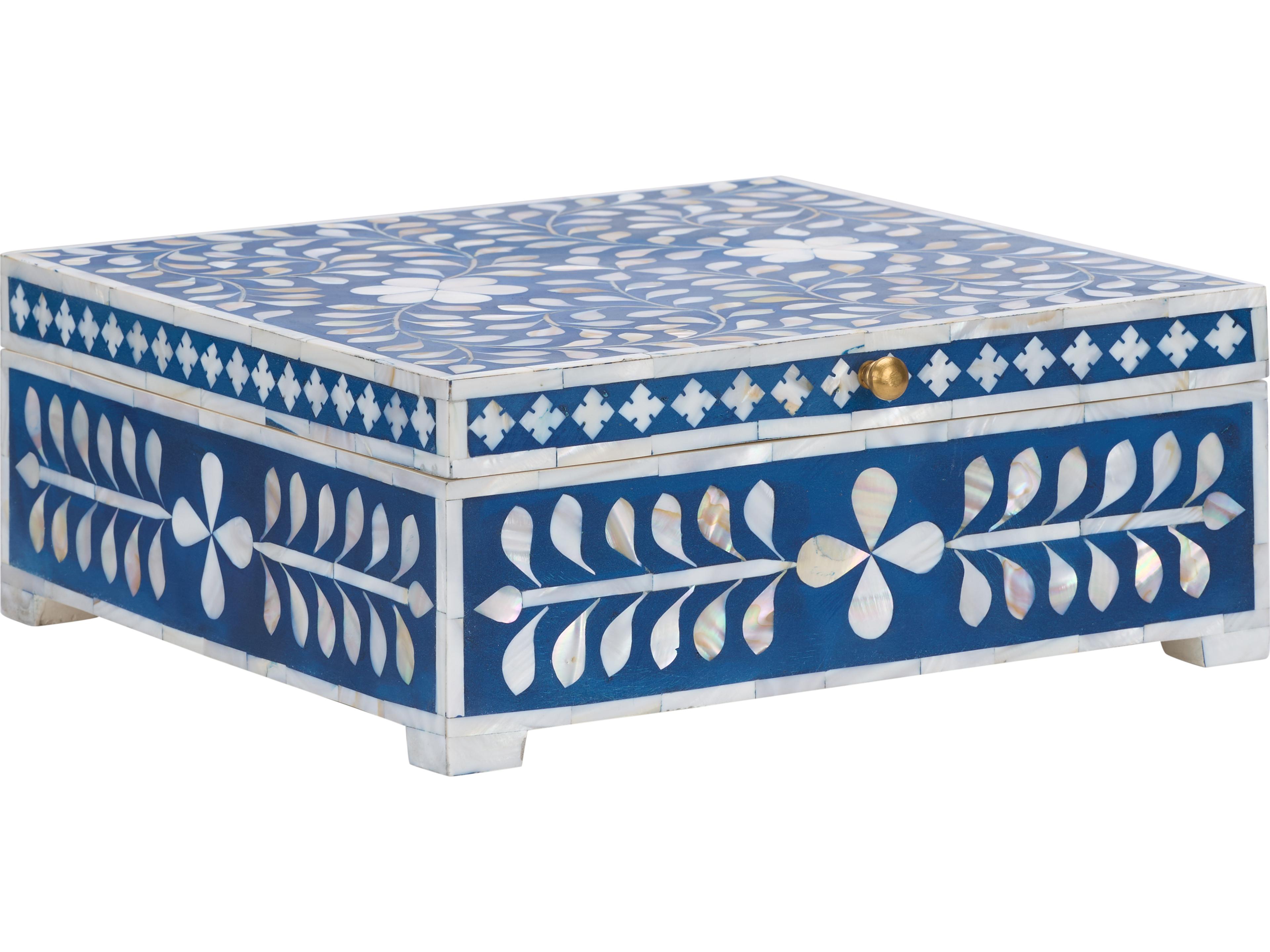 Chelsea House Blue White Cream Storage Case