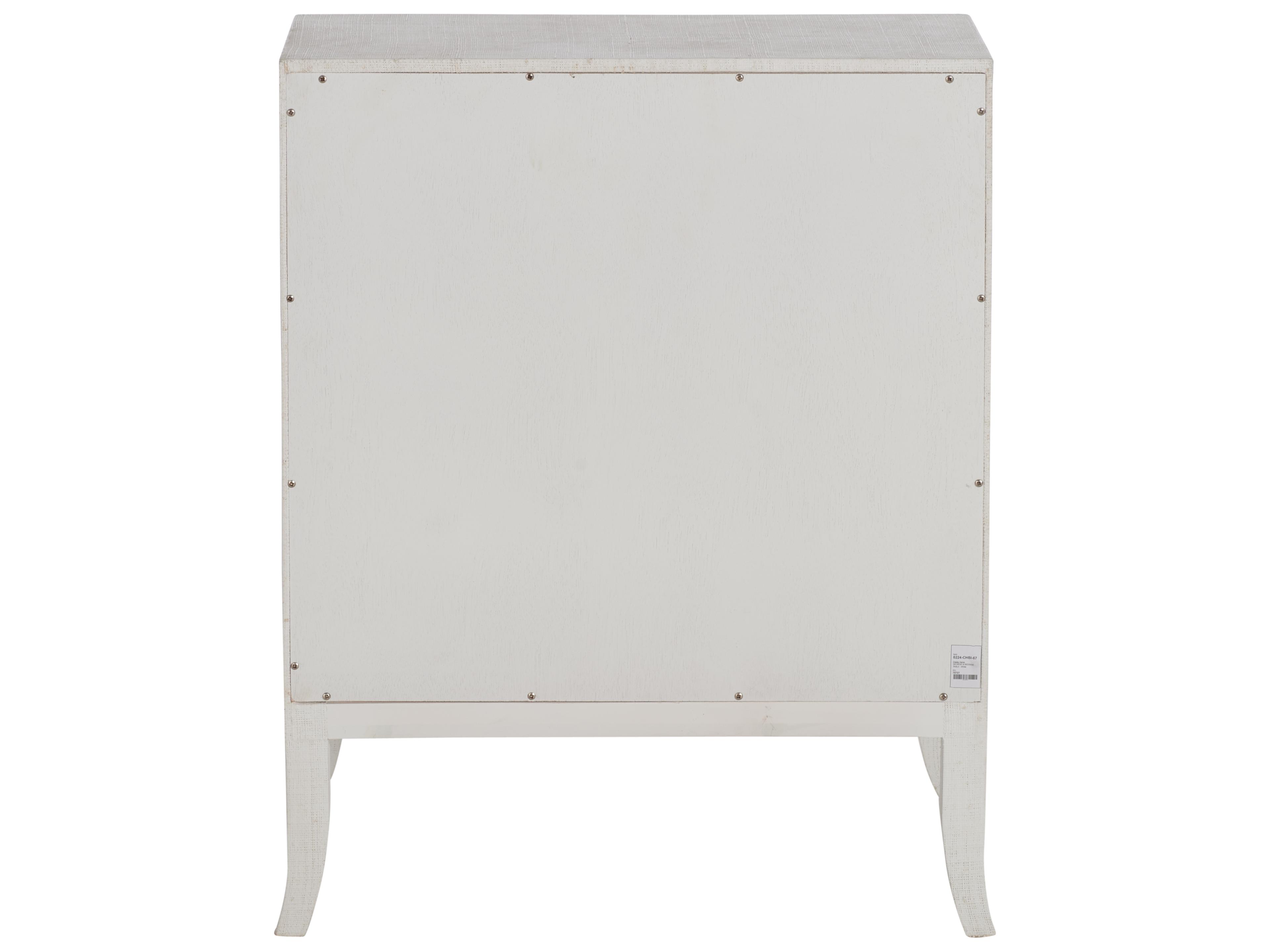 Chelsea House Rectangular Wood White End Table