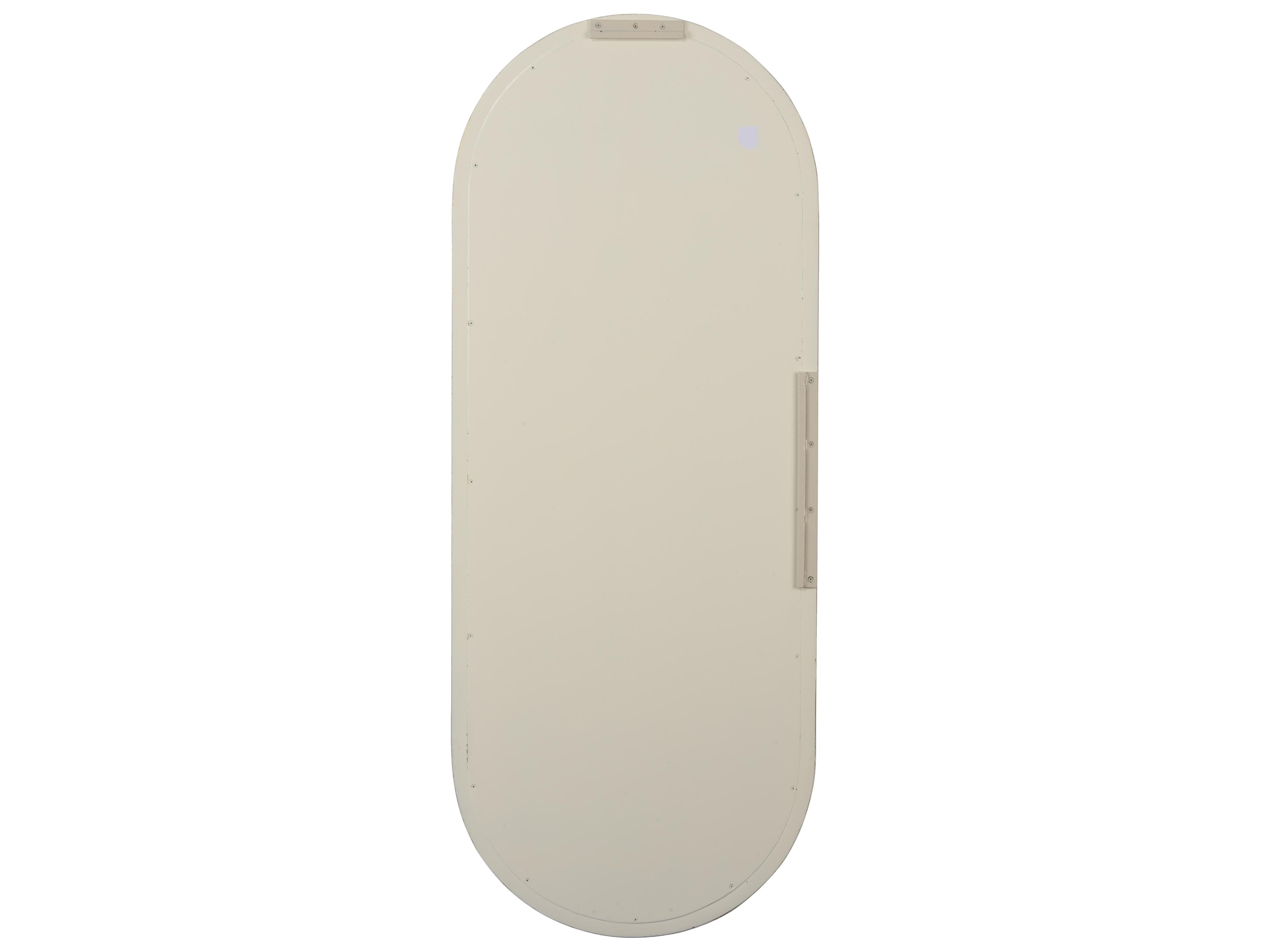 Chelsea House Bill Cain Cream Clear Plain Wall Mirror Oval