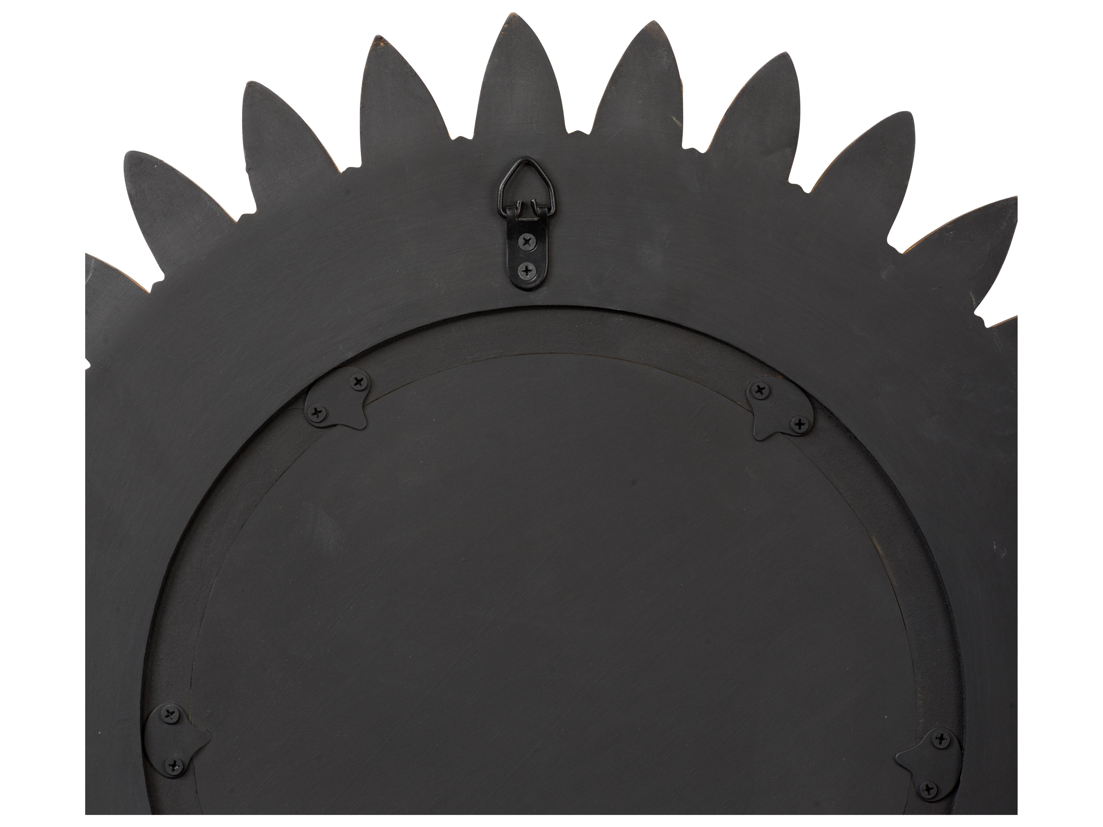 Chelsea House Antique Gold Leaf Clear Plain Wall Mirror Round