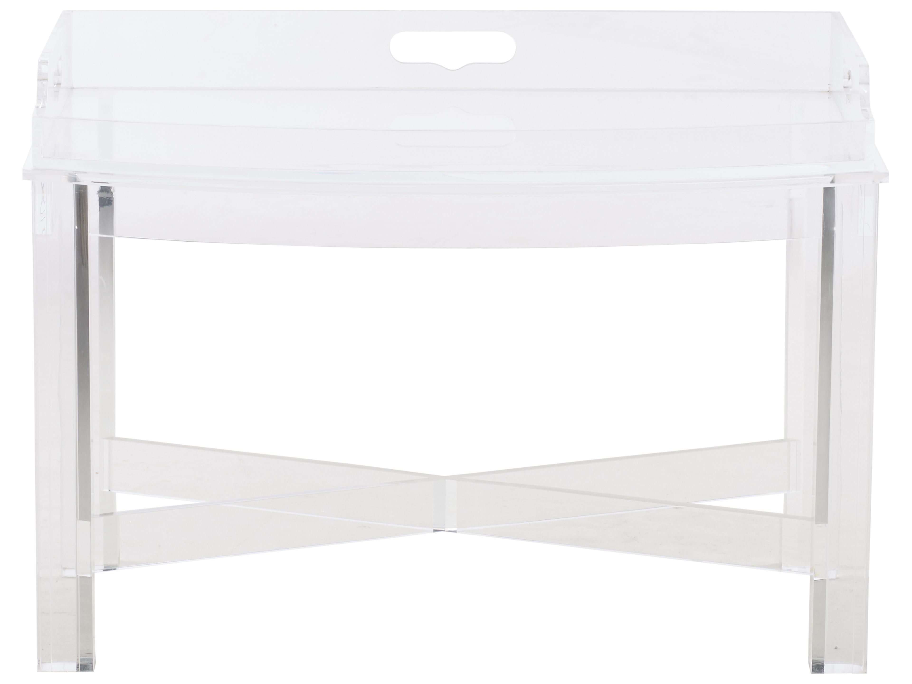 Chelsea House Rectangular Acrylic Clear End Table