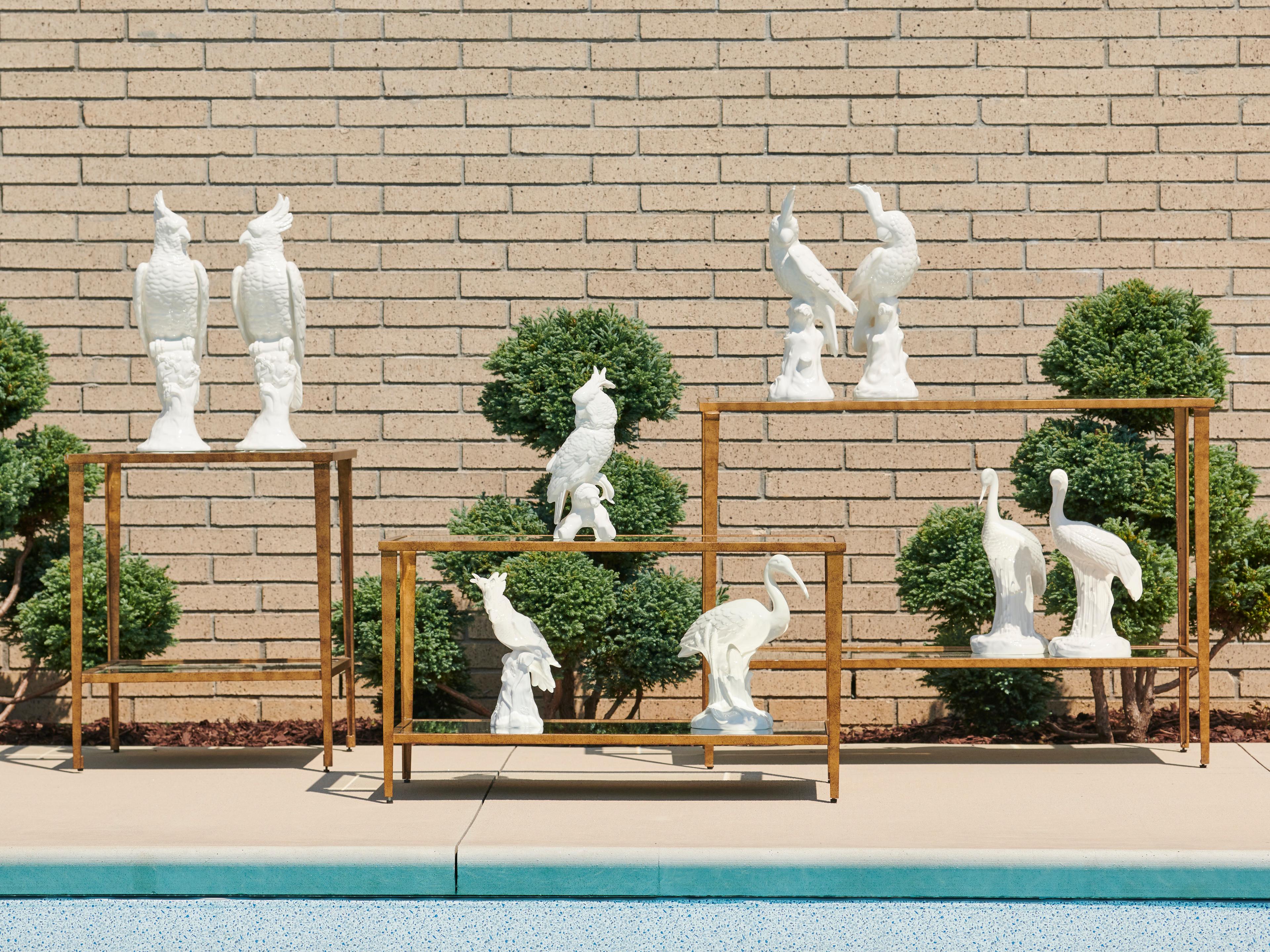 Chelsea House Carson Square Mirror End Table - Gold