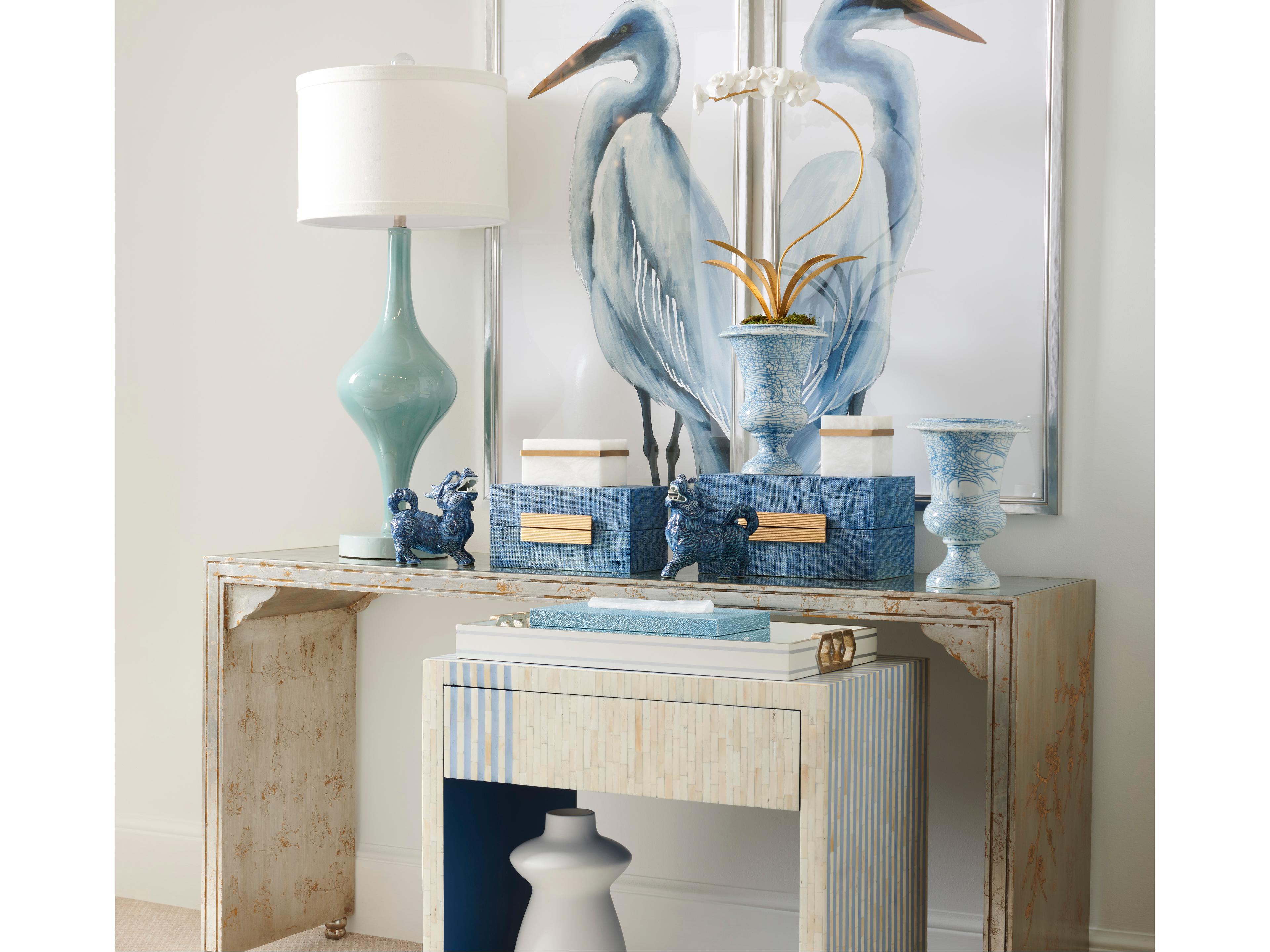 Chelsea House Blue Footed Vase