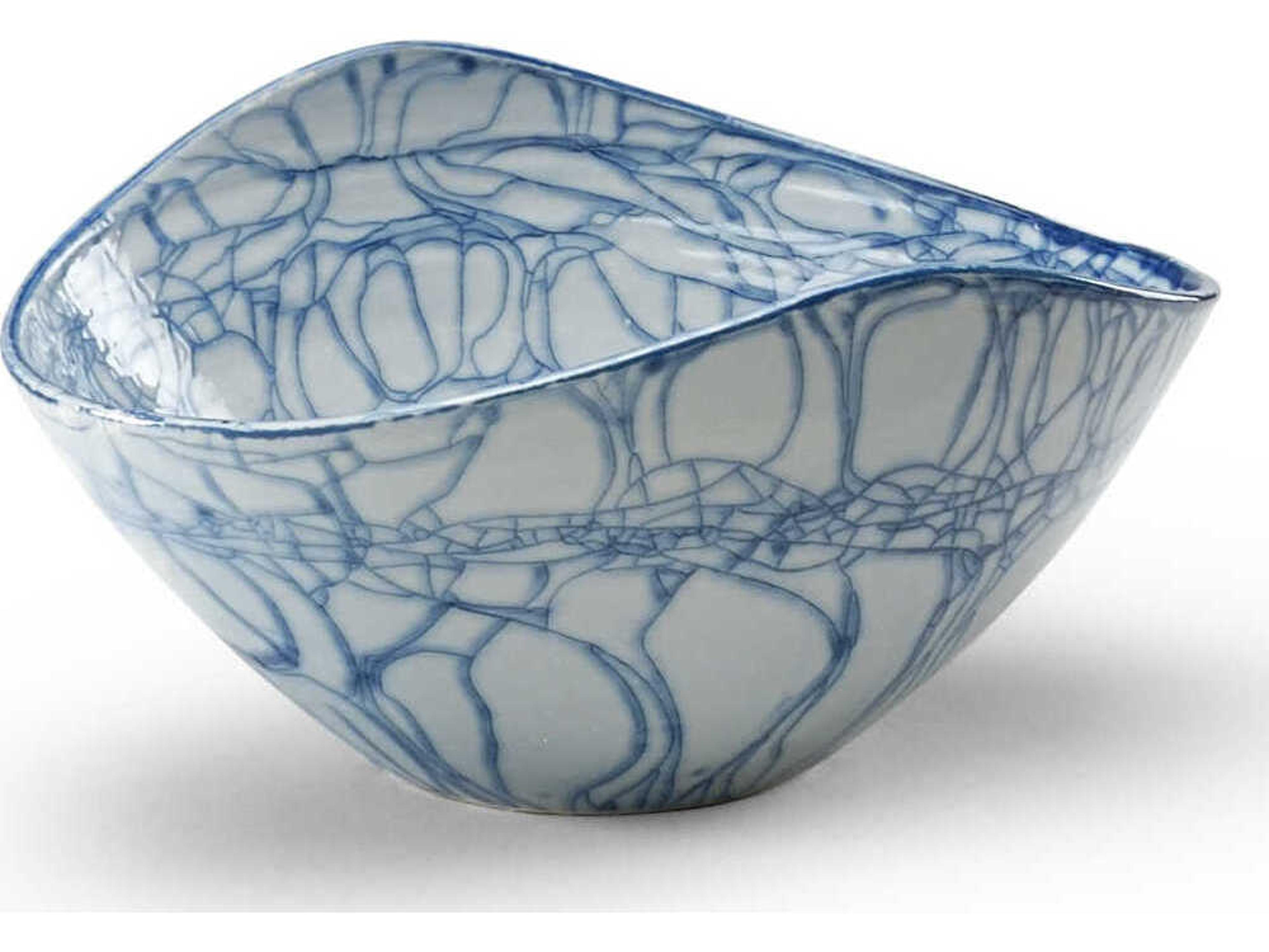 Chelsea House Blue Oval Centerpiece