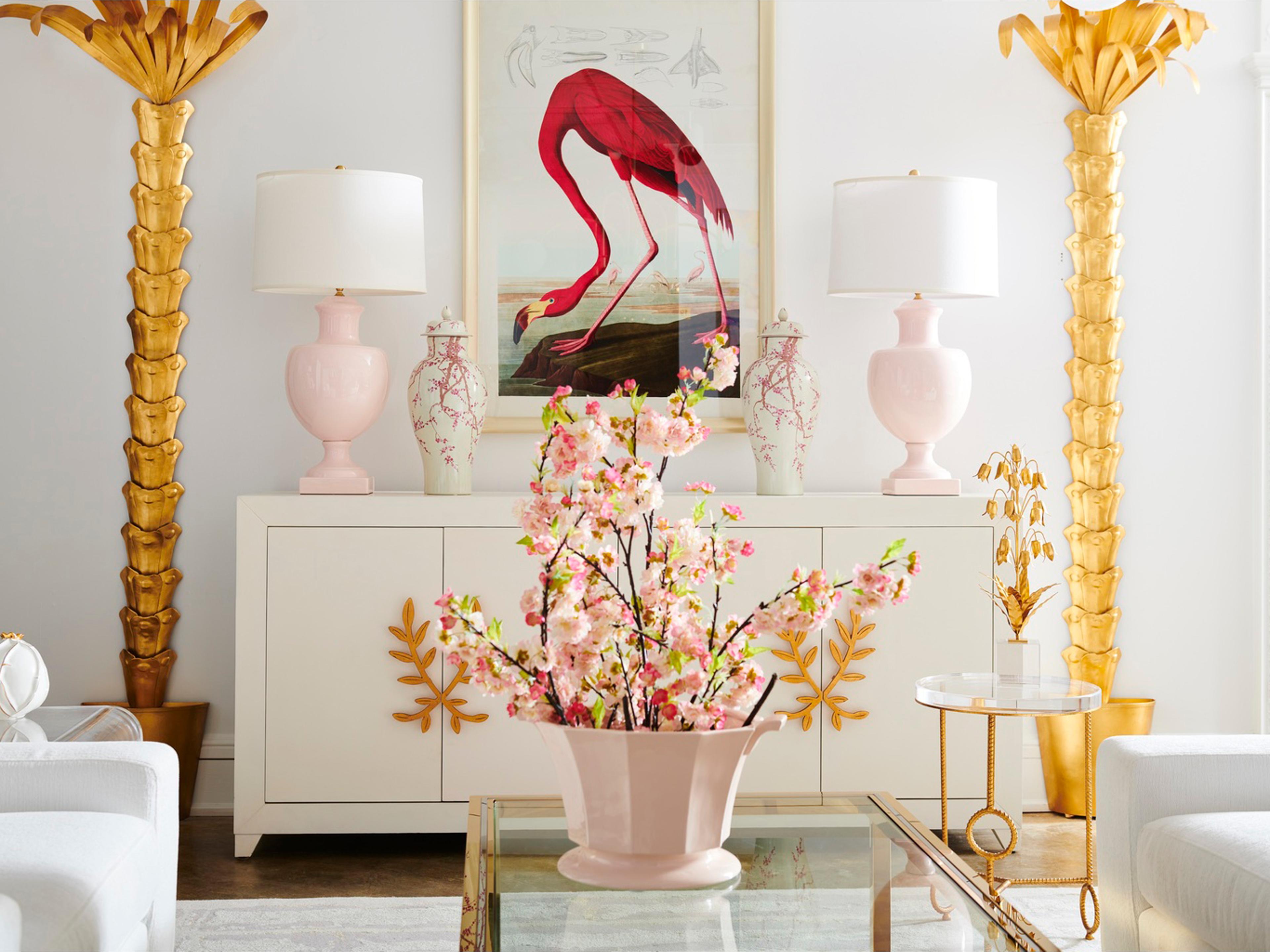 Chelsea House Hand Painted Slender Temple Jar