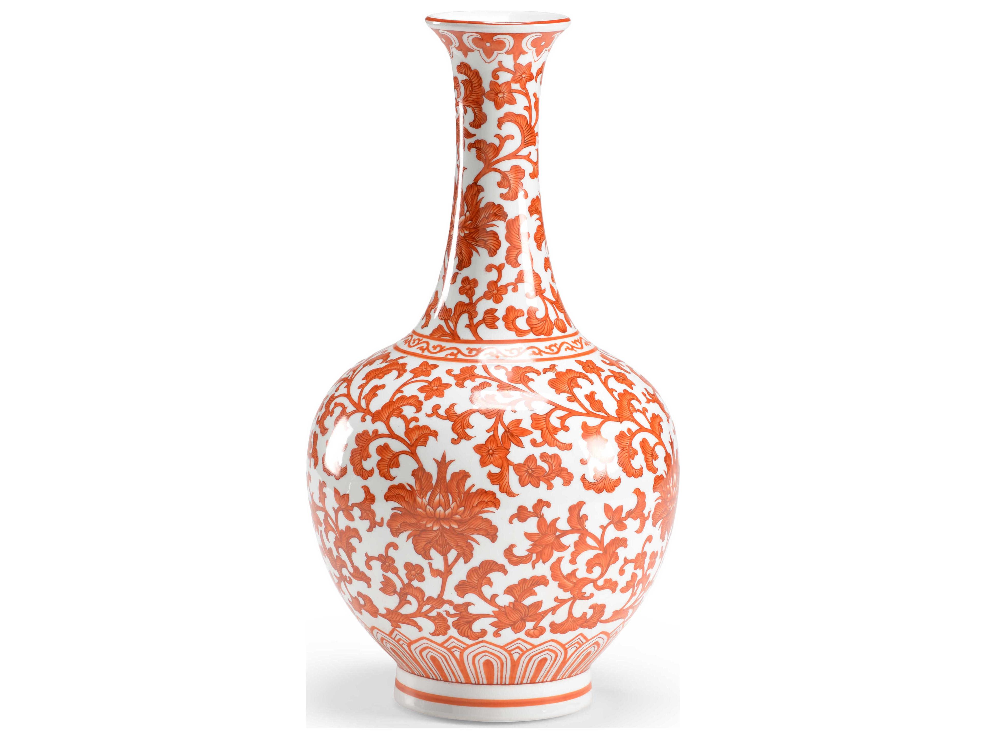 Chelsea House Pumpkin Long Neck Vase