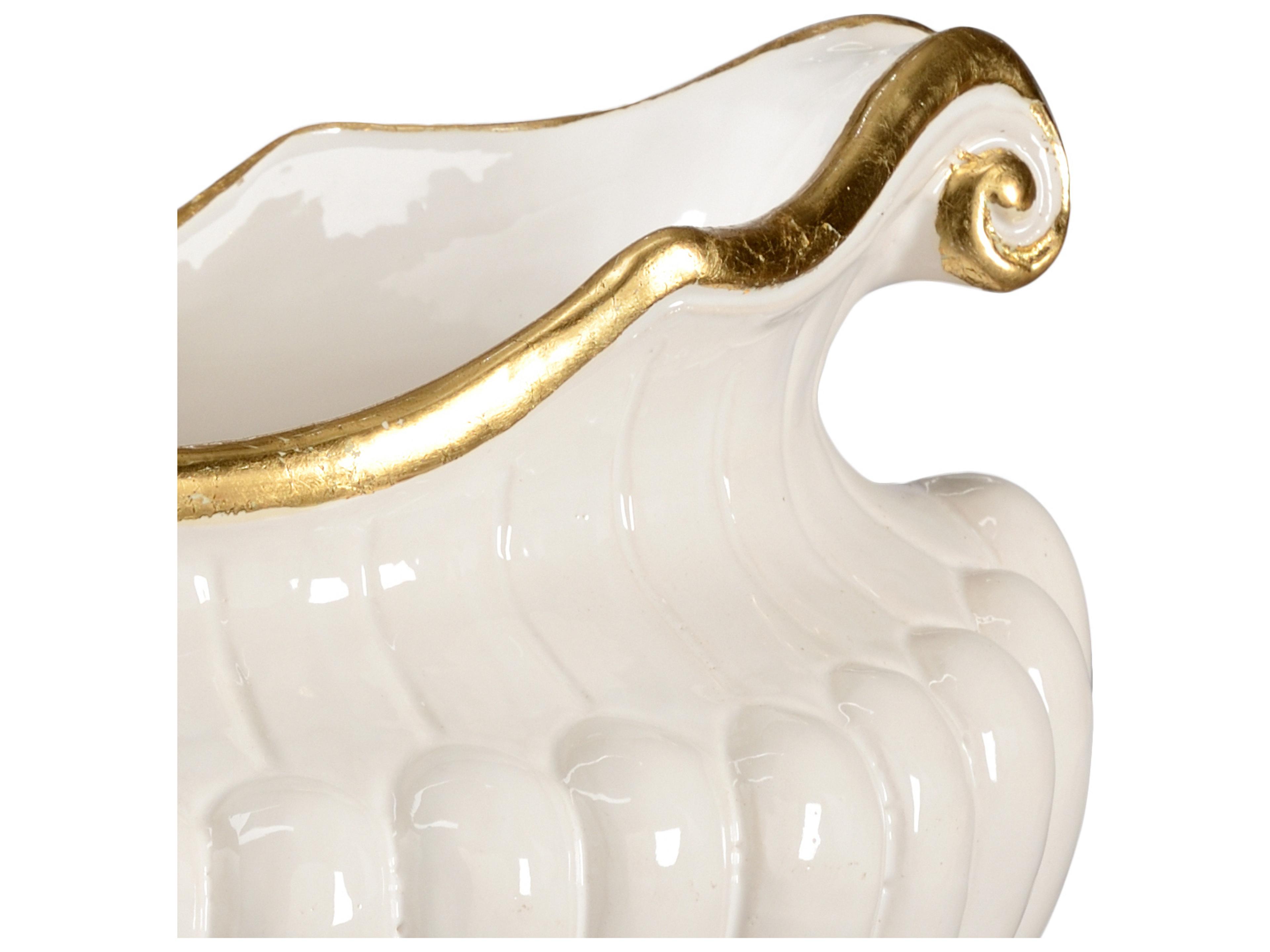 Chelsea House Oval Pot - White