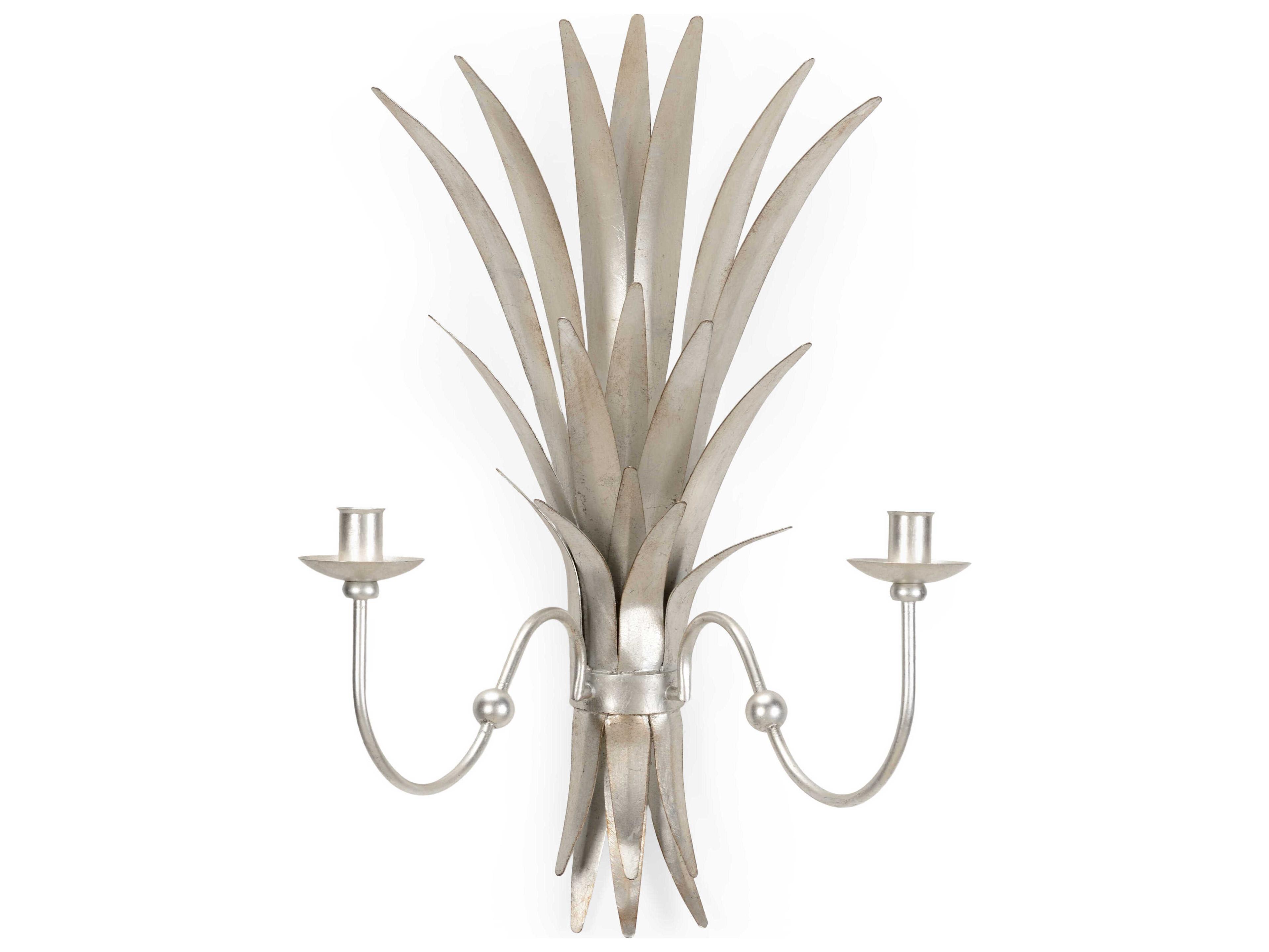 Wheat Sconce - Silver