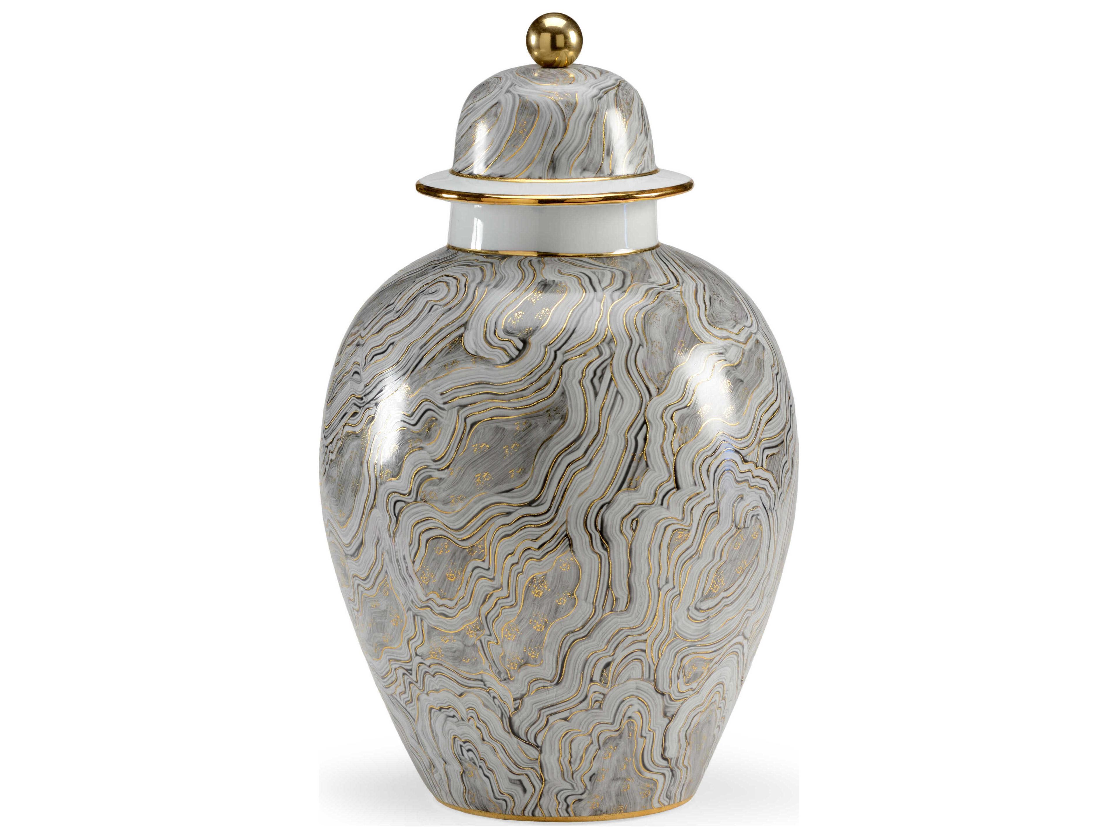 Chelsea House Marbled Gray Urn